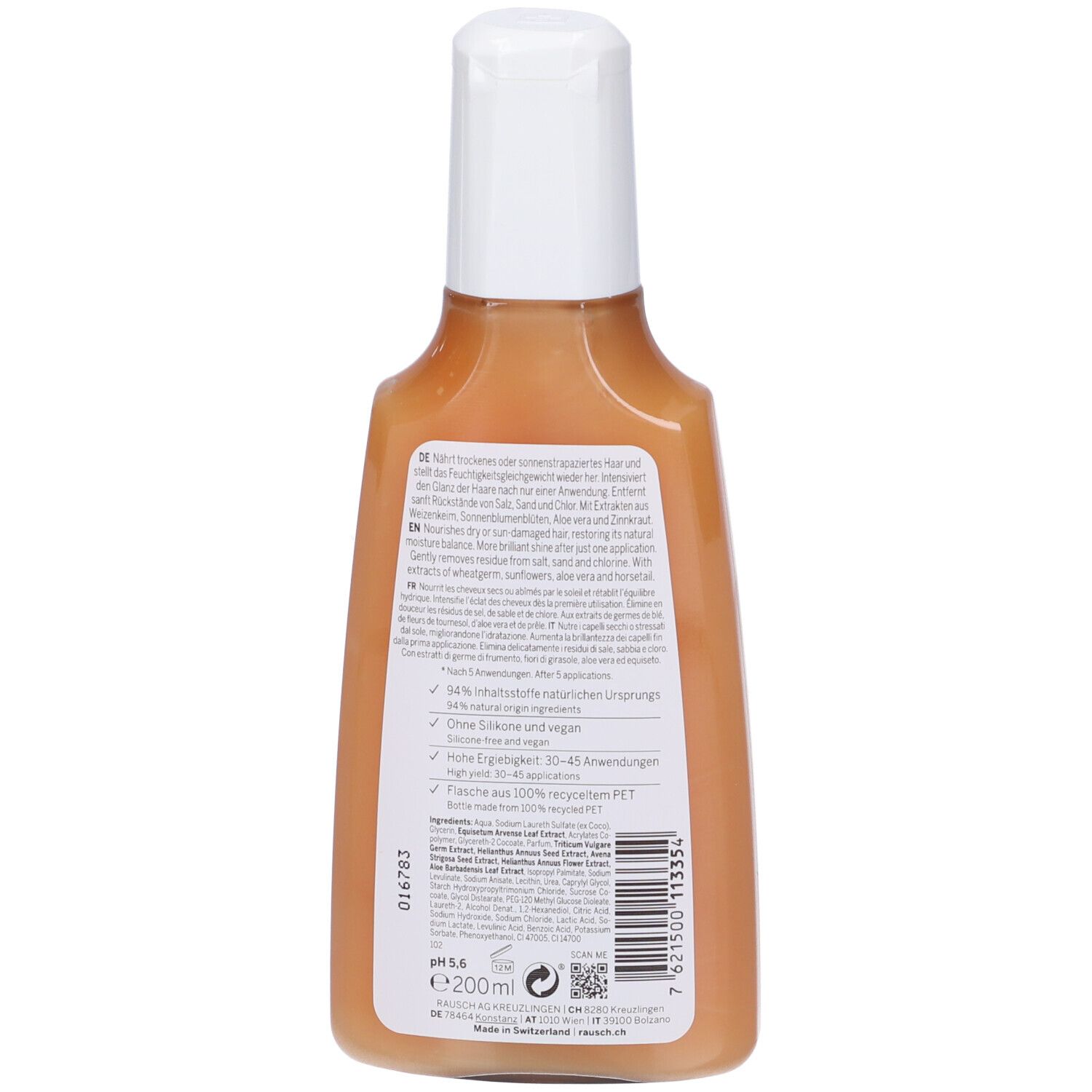 RAUSCH Shampoo Doposole Al Germe Di Frumento