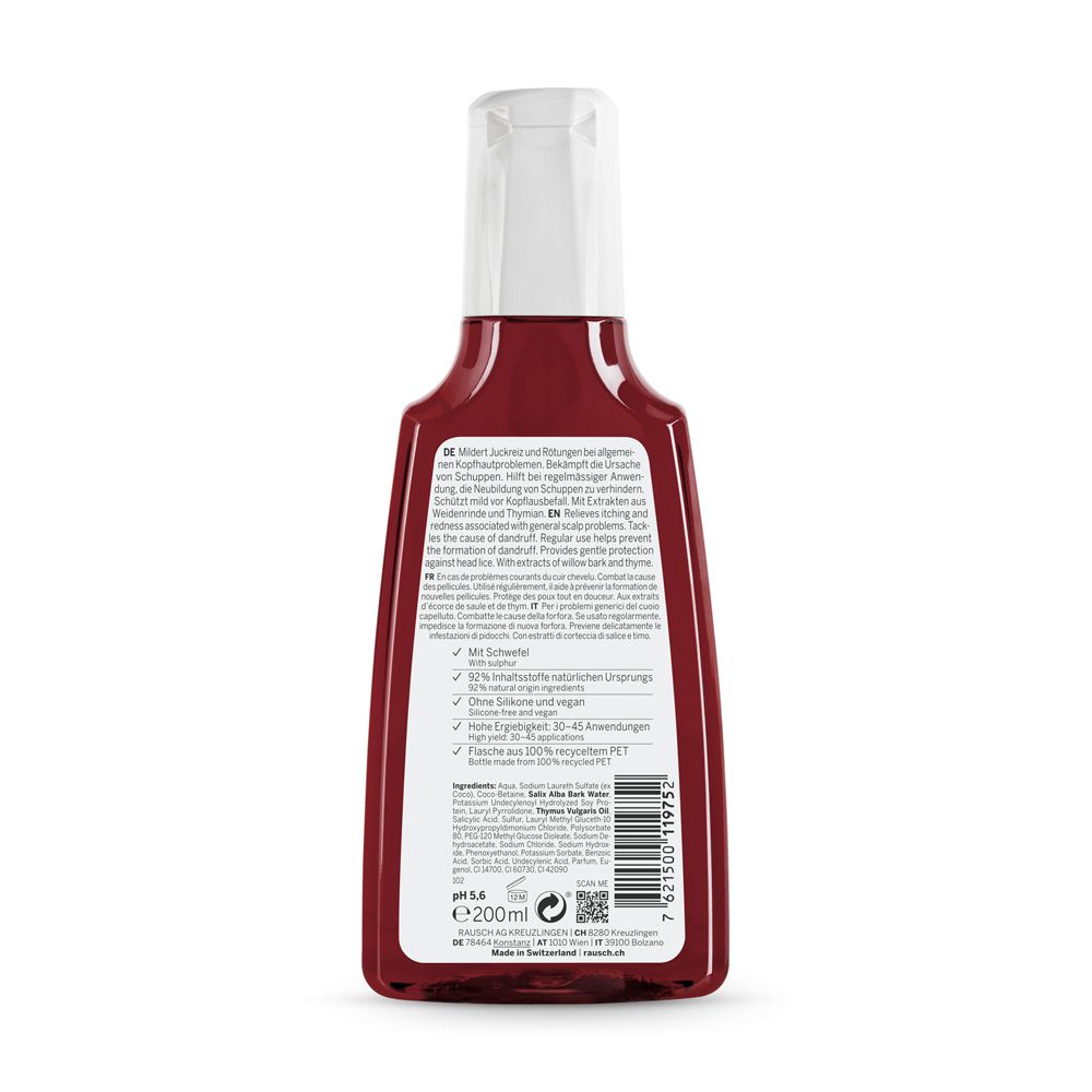 RAUSCH Shampoo Speciale Alla Corteccia Di Salice