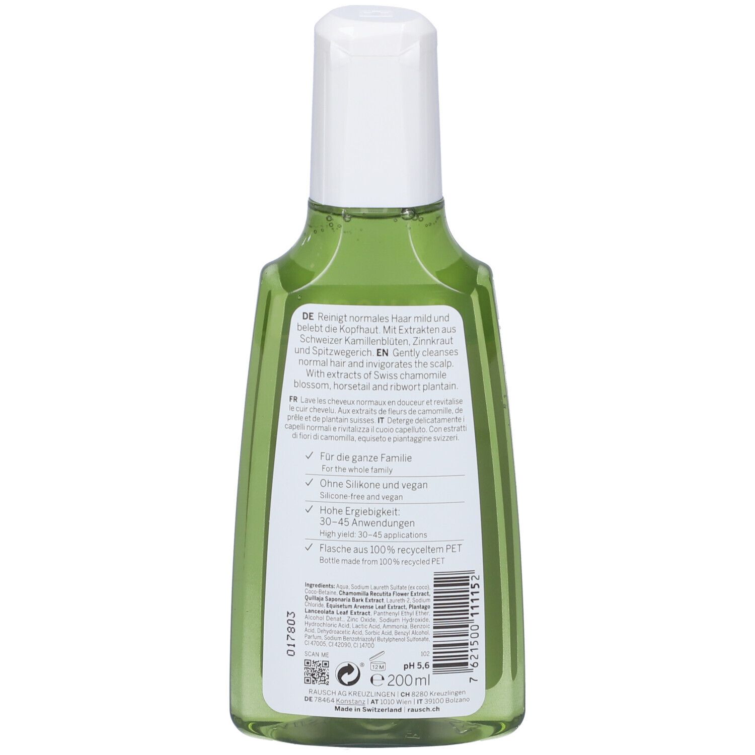 RAUSCH Shampoo Trattante Alle Erbe Svizzere