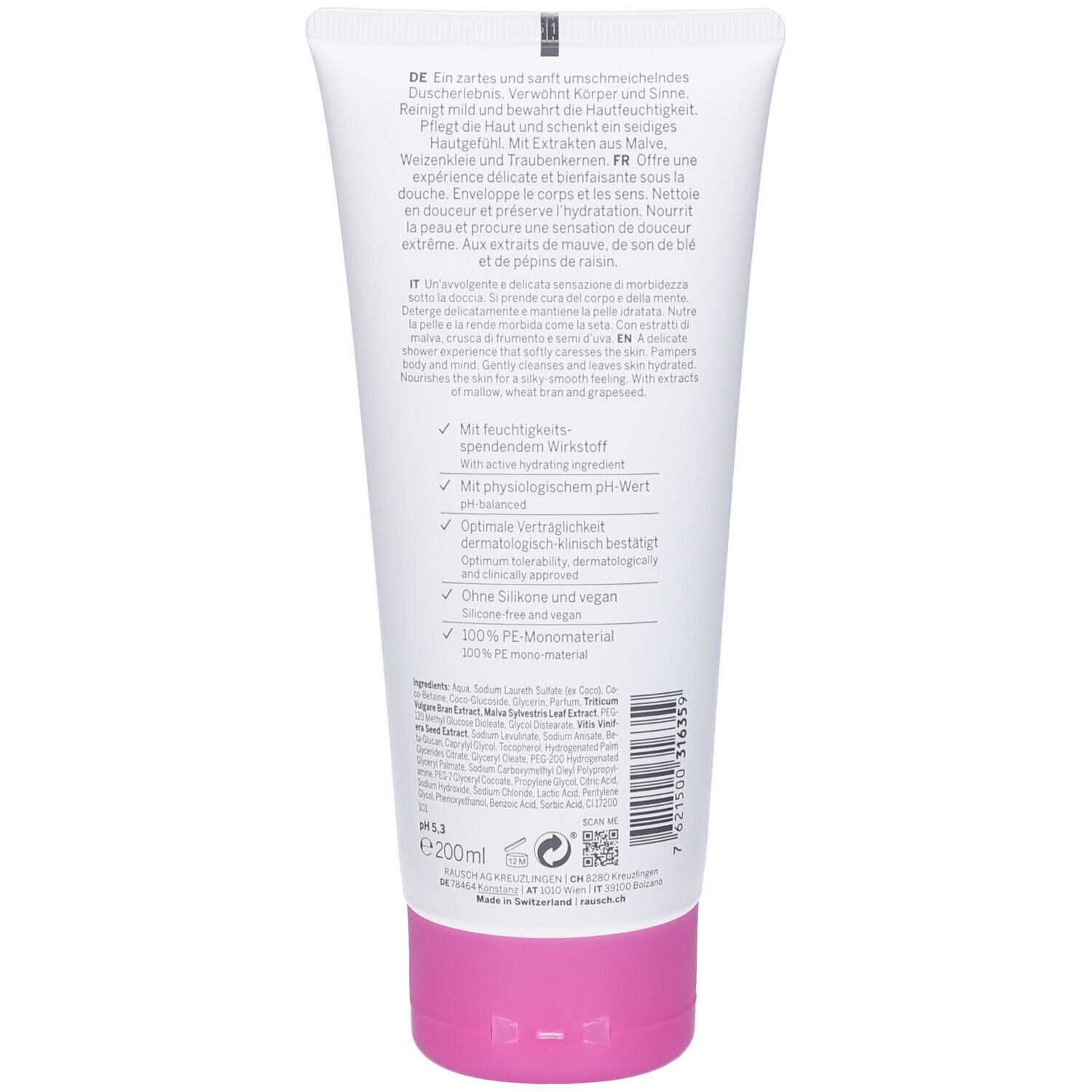RAUSCH Idratazione Shower Gel Alla Malva