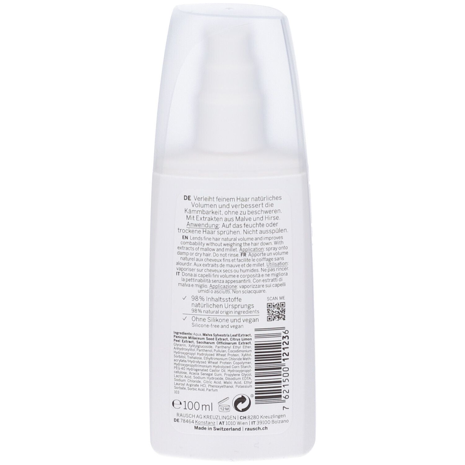 RAUSCH Spray Volumizzante Alla Malva