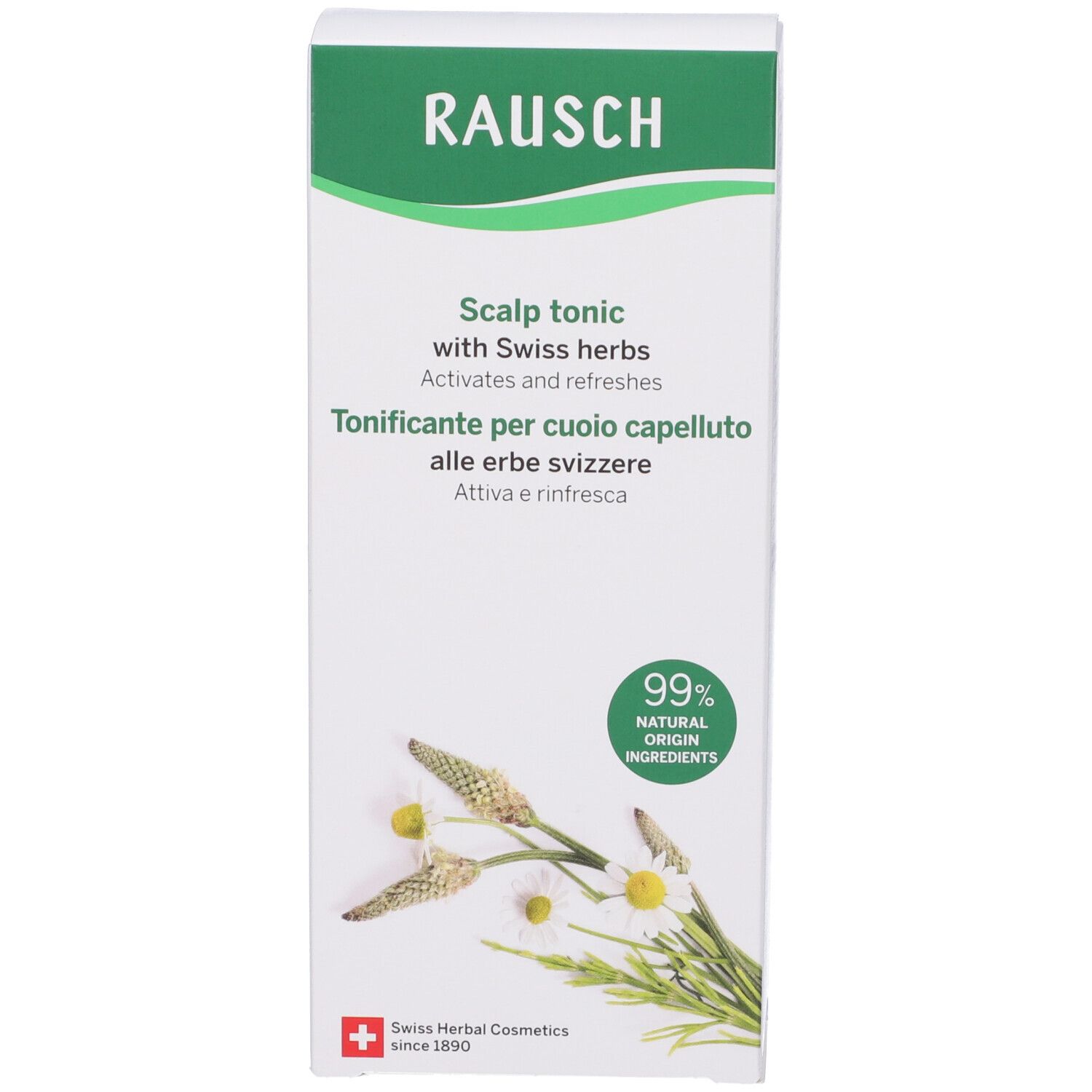 RAUSCH Tonificante Per Cuoio Capelluto Alle Erbe Svizzere