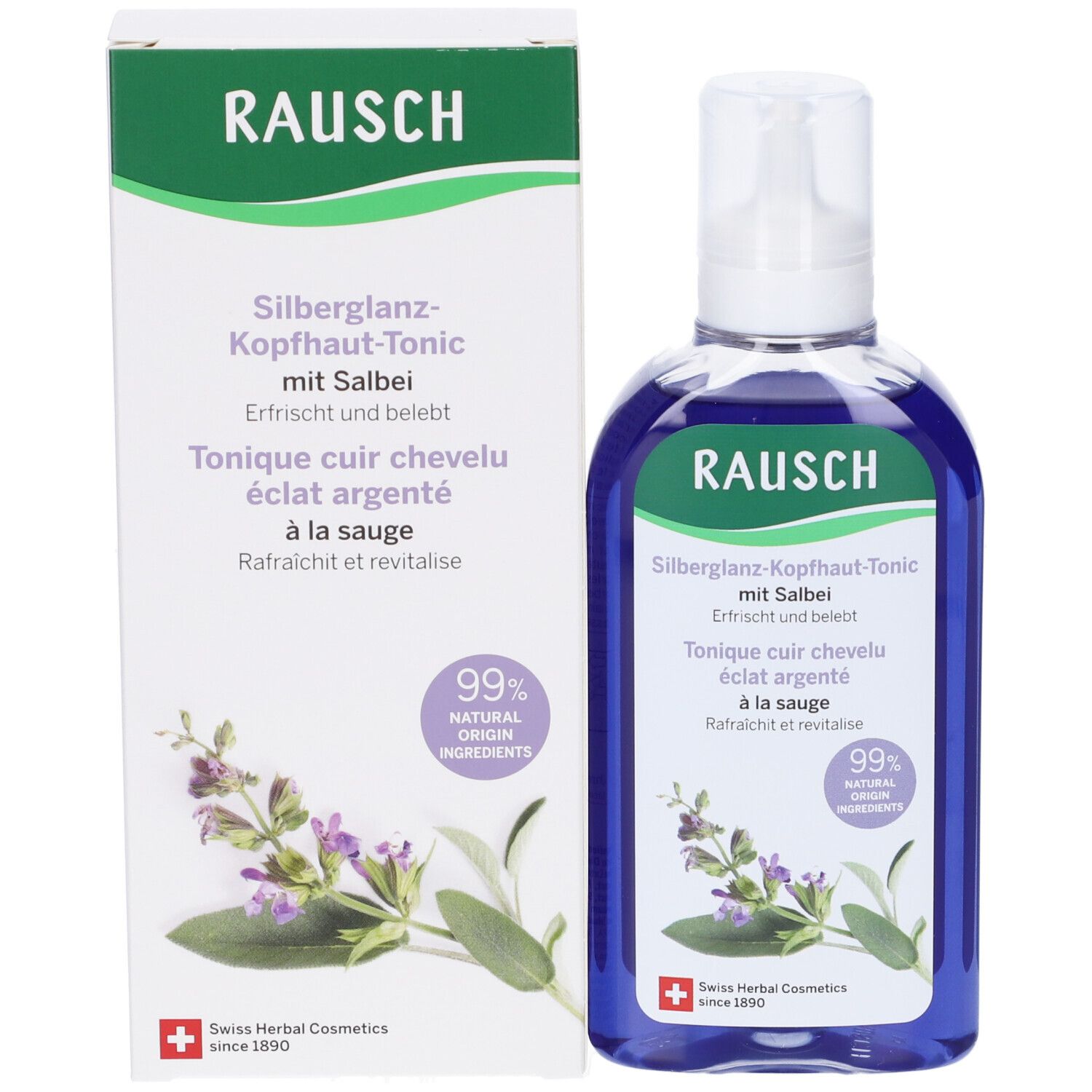 RAUSCH Tonificante Per Cuoio Capelluto Lucentezza Argentea Alla Salvia