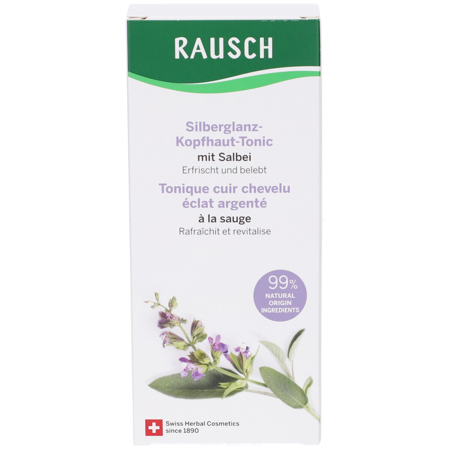 RAUSCH Tonificante Per Cuoio Capelluto Lucentezza Argentea Alla Salvia
