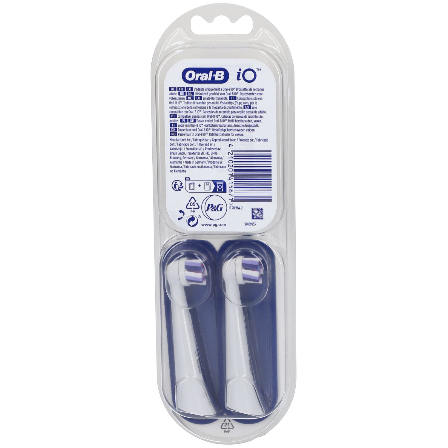 Oralb Power Refill Io Radiant White