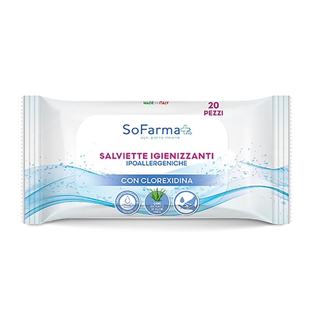 Sofarmapiu' Salviettine Pocket Clorexidina