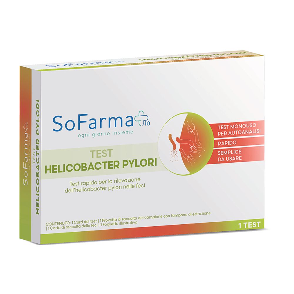 Sofarmapiu' Test Autodiagnostico Helicobacter Pylori