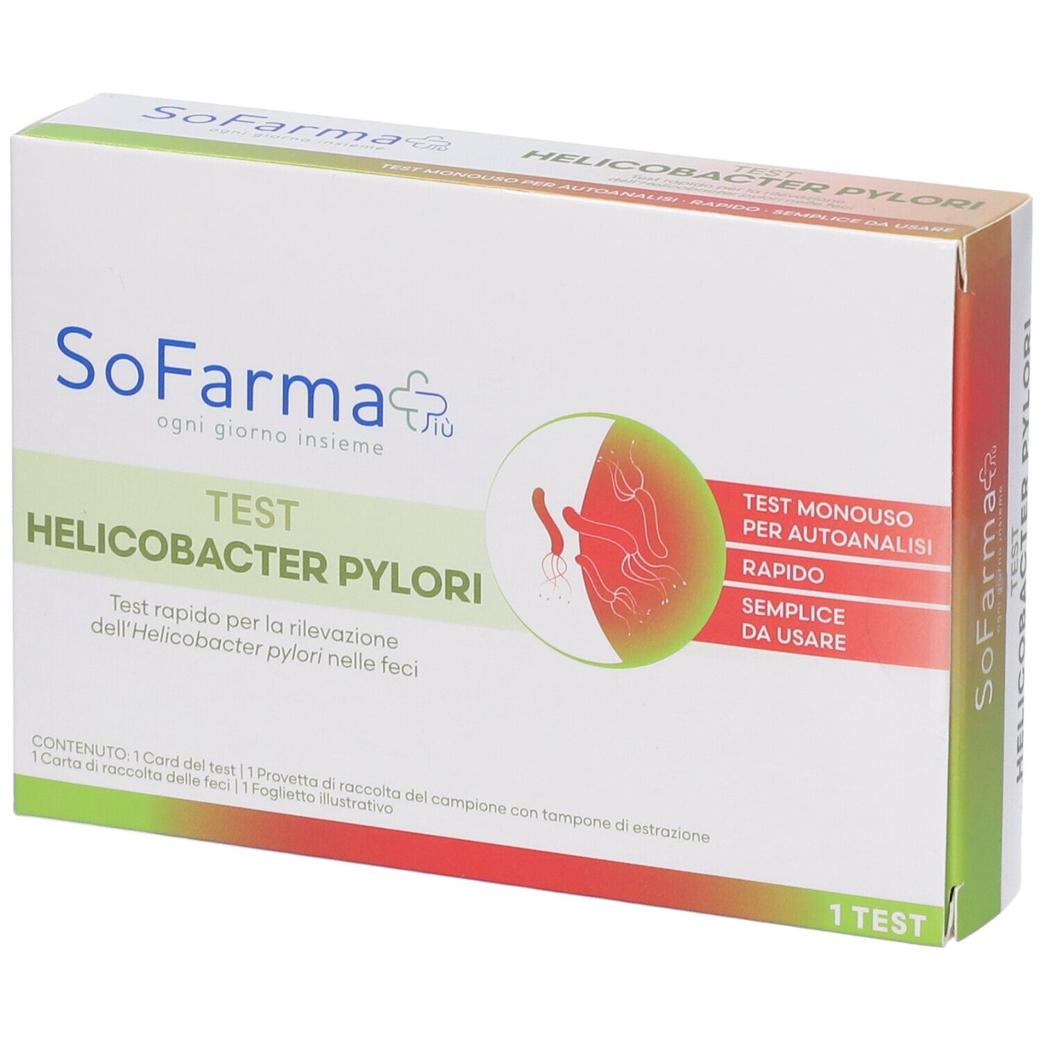 Sofarmapiu' Test Autodiagnostico Helicobacter Pylori