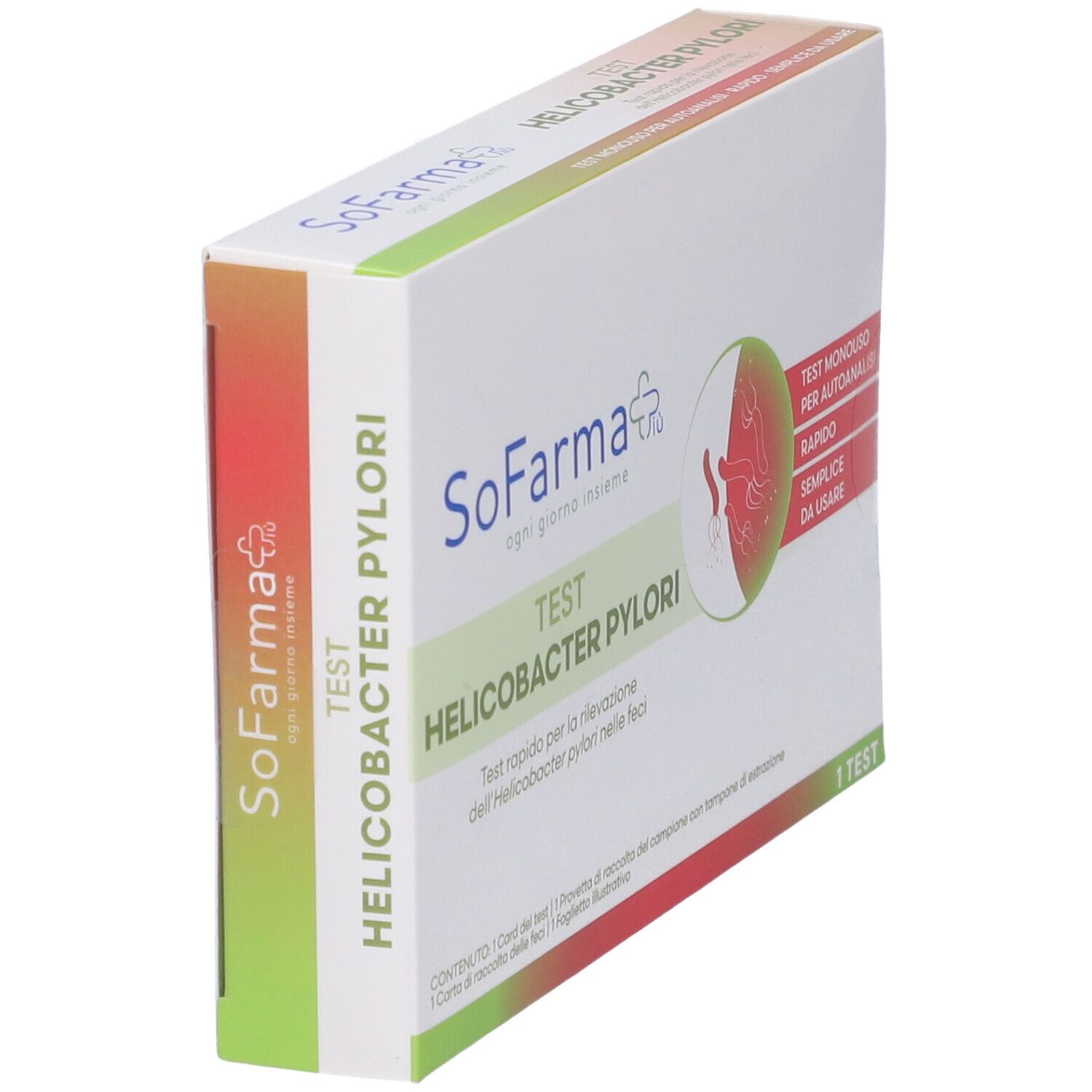 Sofarmapiu' Test Autodiagnostico Helicobacter Pylori