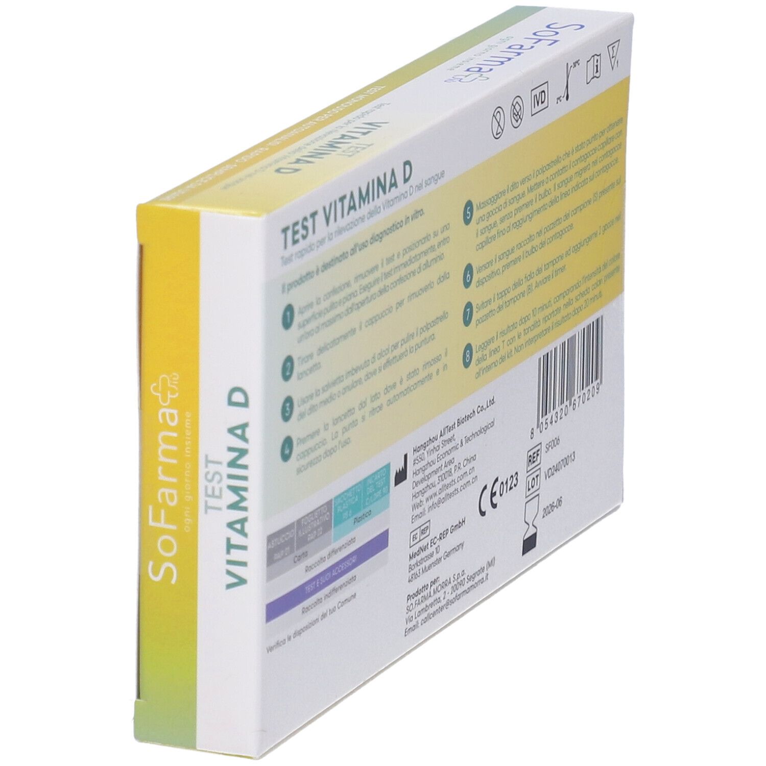 Sofarmapiu' Test Autodiagnostico Vitamina D
