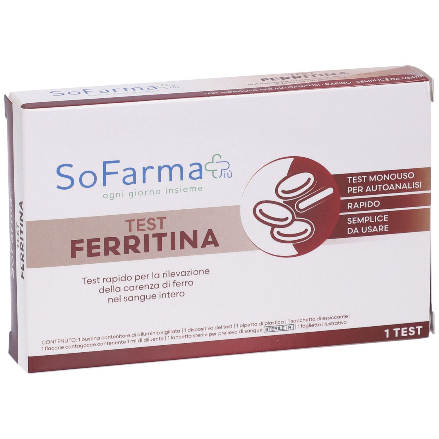 Sofarmapiu' Test Autodiagnostico Ferritina