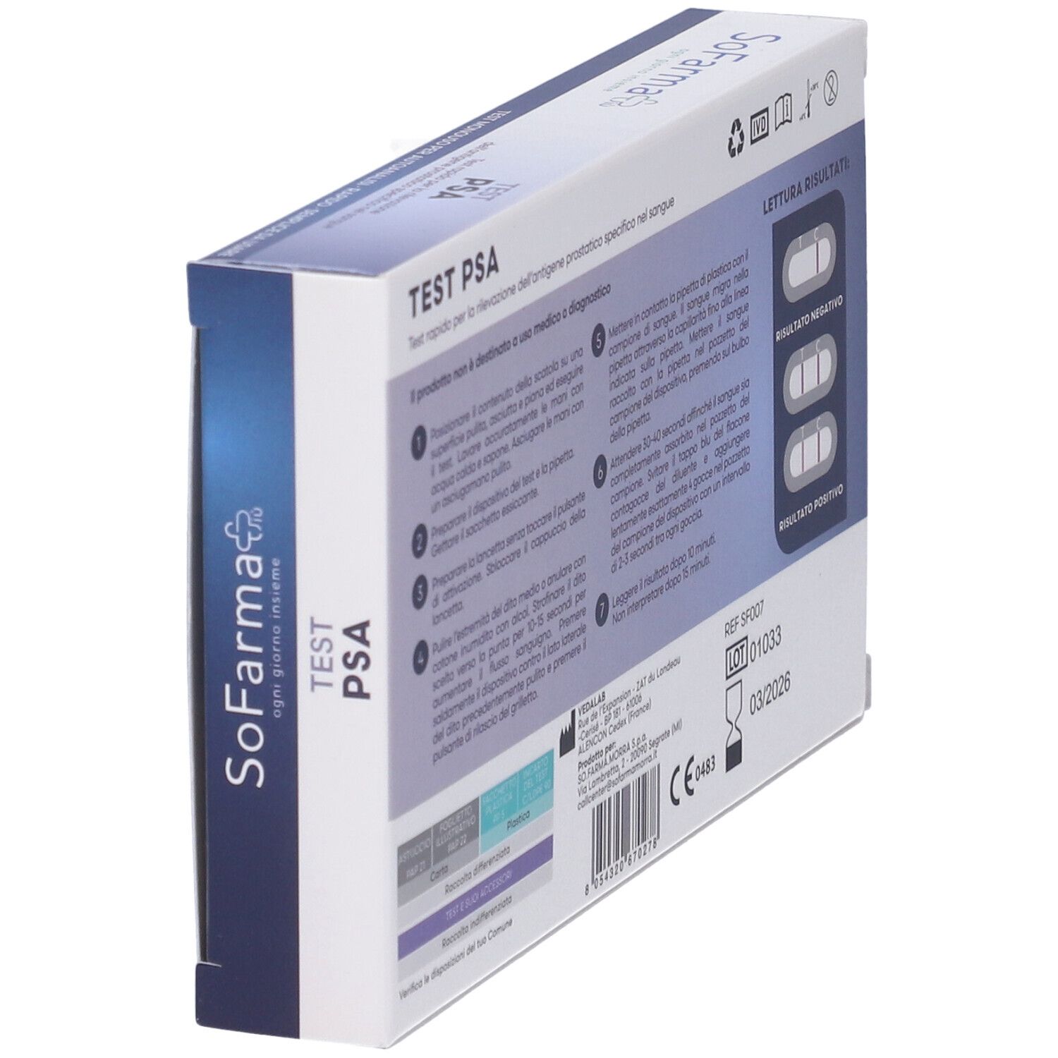 Sofarmapiu' Test Autodiagnostico Psa