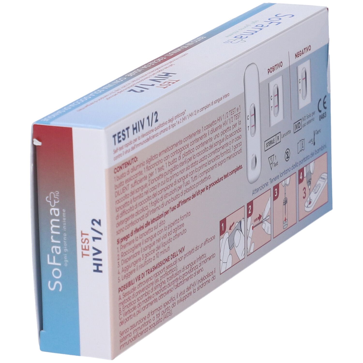 Sofarmapiu' Test Autodiagnostico Hiv 1/2