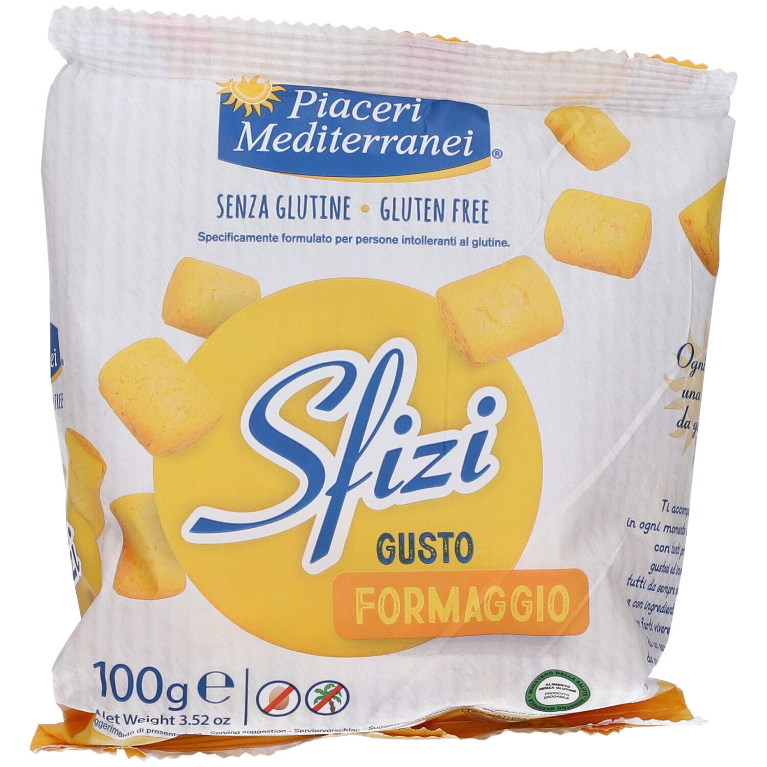 Piaceri Mediterranei Sfizi Gusto Formaggio Senza Glutine
