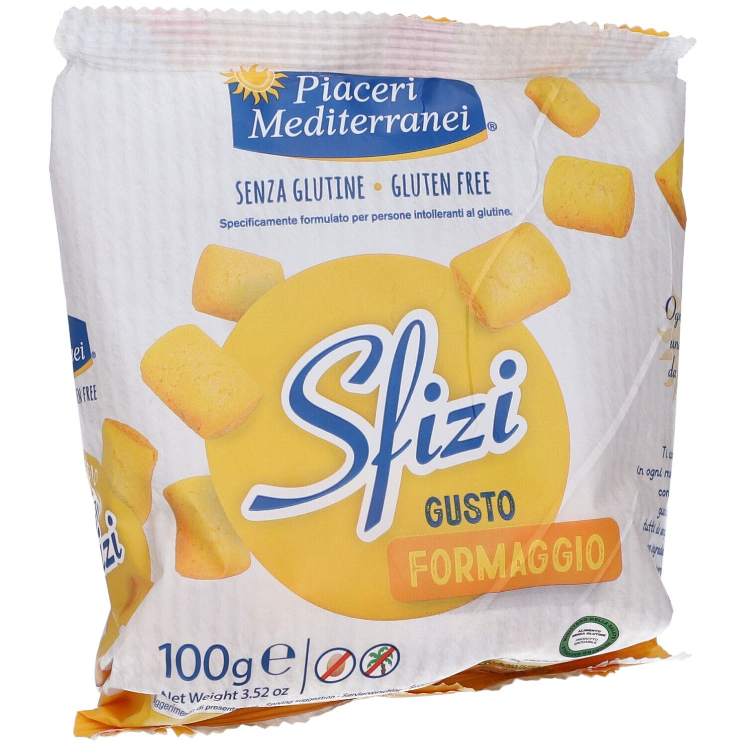Piaceri Mediterranei Sfizi Gusto Formaggio Senza Glutine