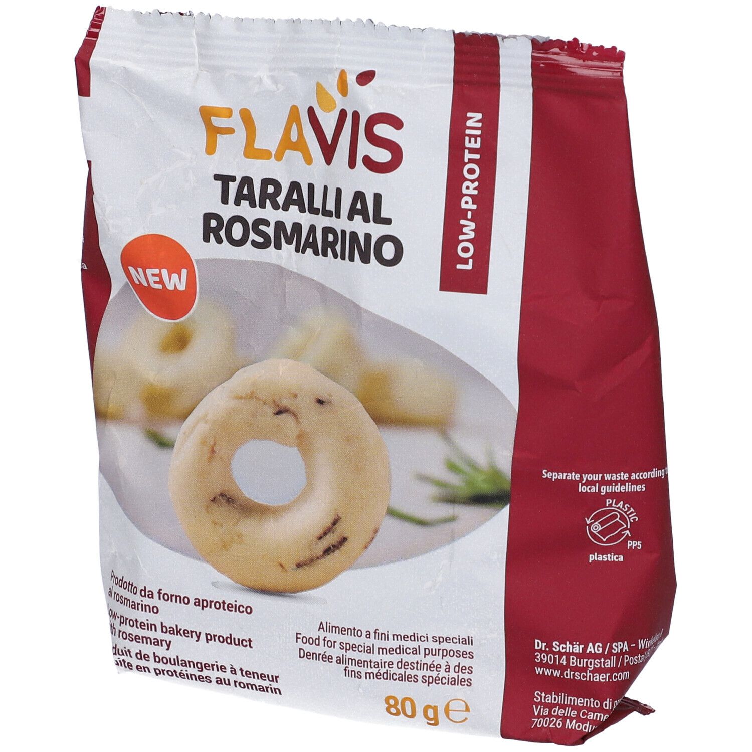 FLAVIS TARALLI ROSMARINO 80G