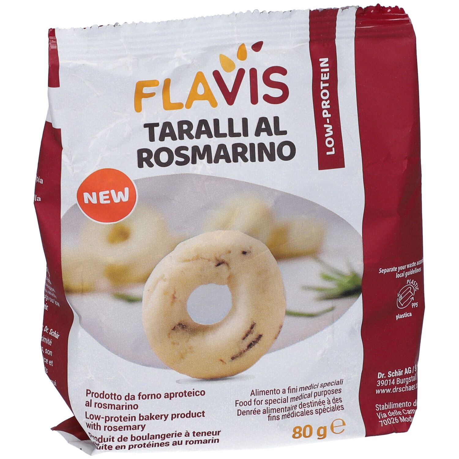 FLAVIS TARALLI ROSMARINO 80G