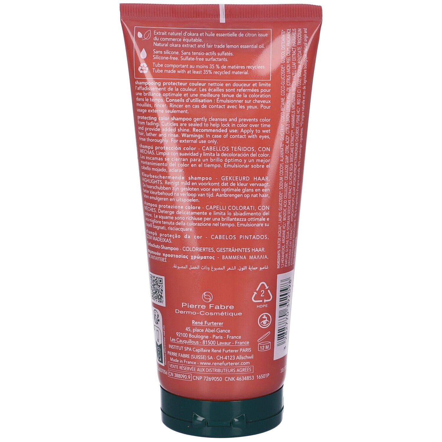 René Furterer Color Glow Shampoo protezione colore 200ml - Capelli colorati o con mèches