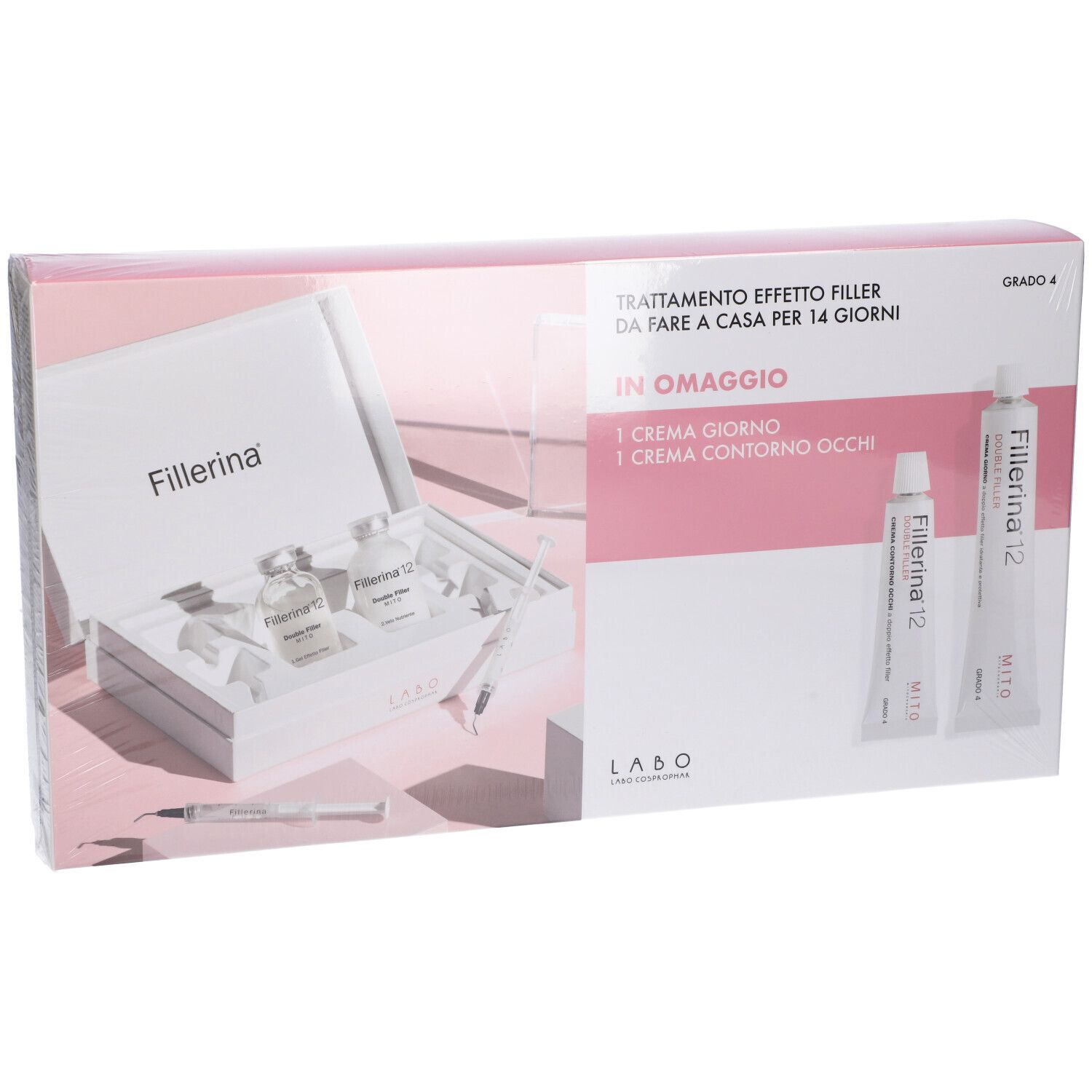 Traitement Fillerina Plus Grade 4 Par LABO - Soin Remplissage Rides à Domicile - 2 X 30ml