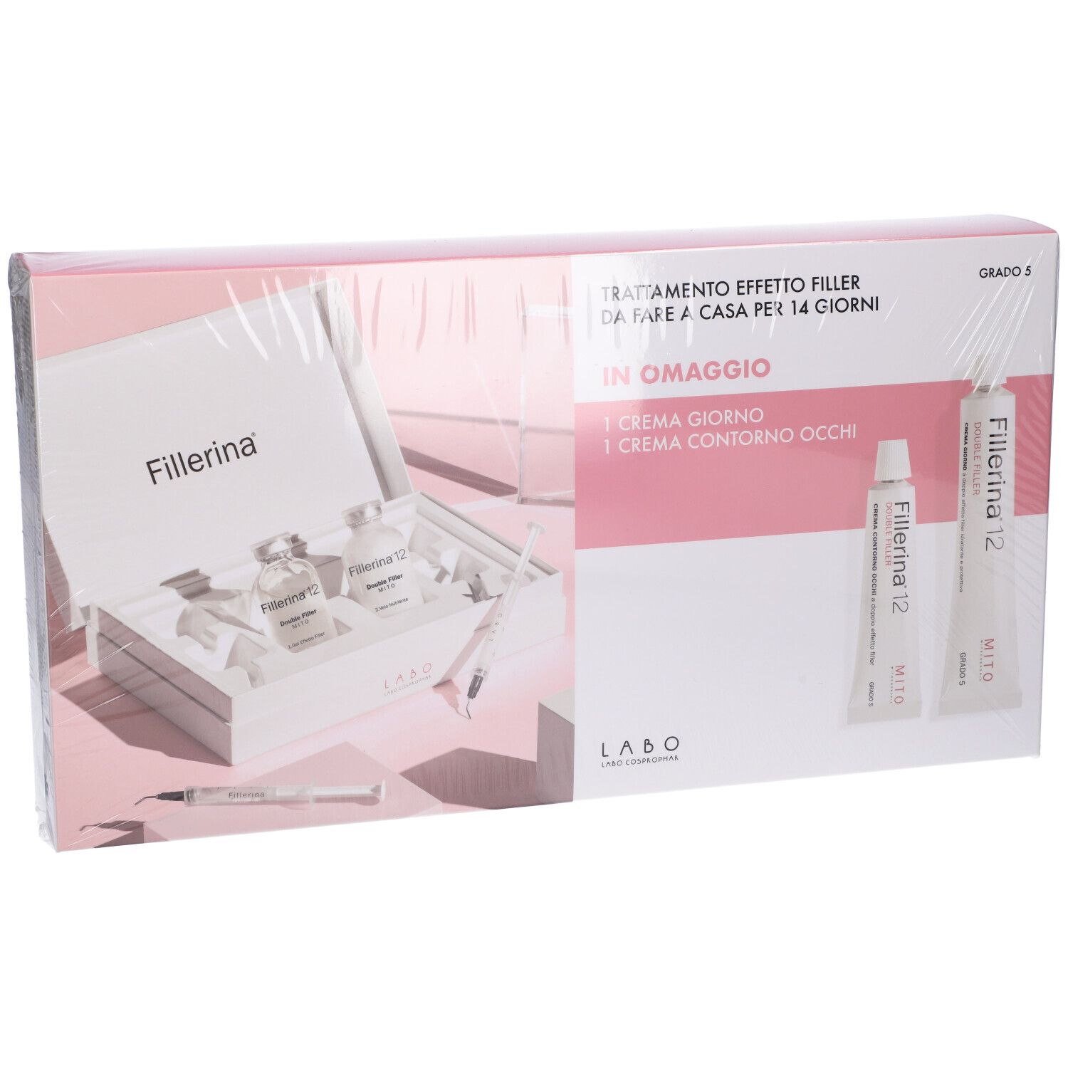 Fillerina Plus Grade 5 Par LABO - Traitement Anti-rides à L'acide Hyaluronique - 2x30ml - Neuf Du Japon