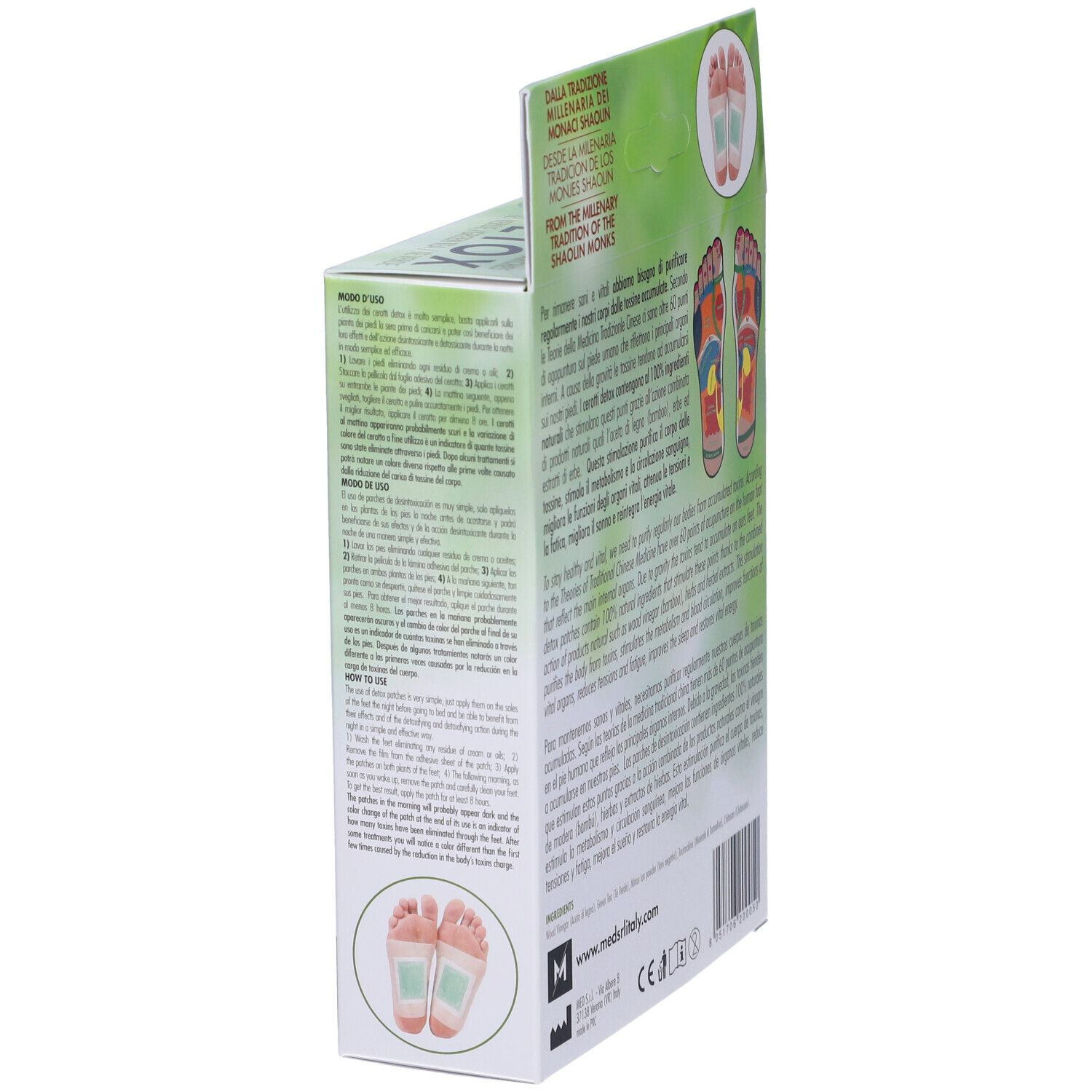 Cerotto Detox Te' Verde 8 Pezzi