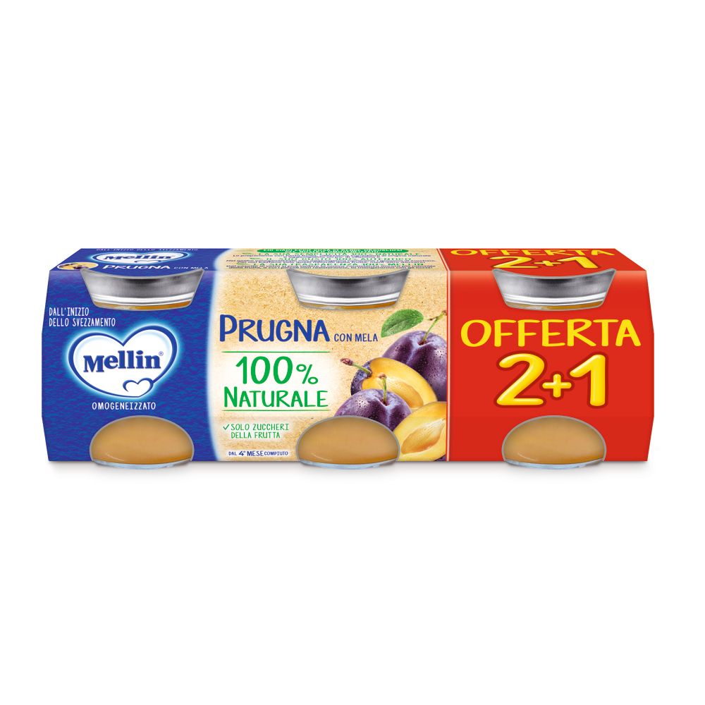Mellin Omogenizzato Prugna con Mela