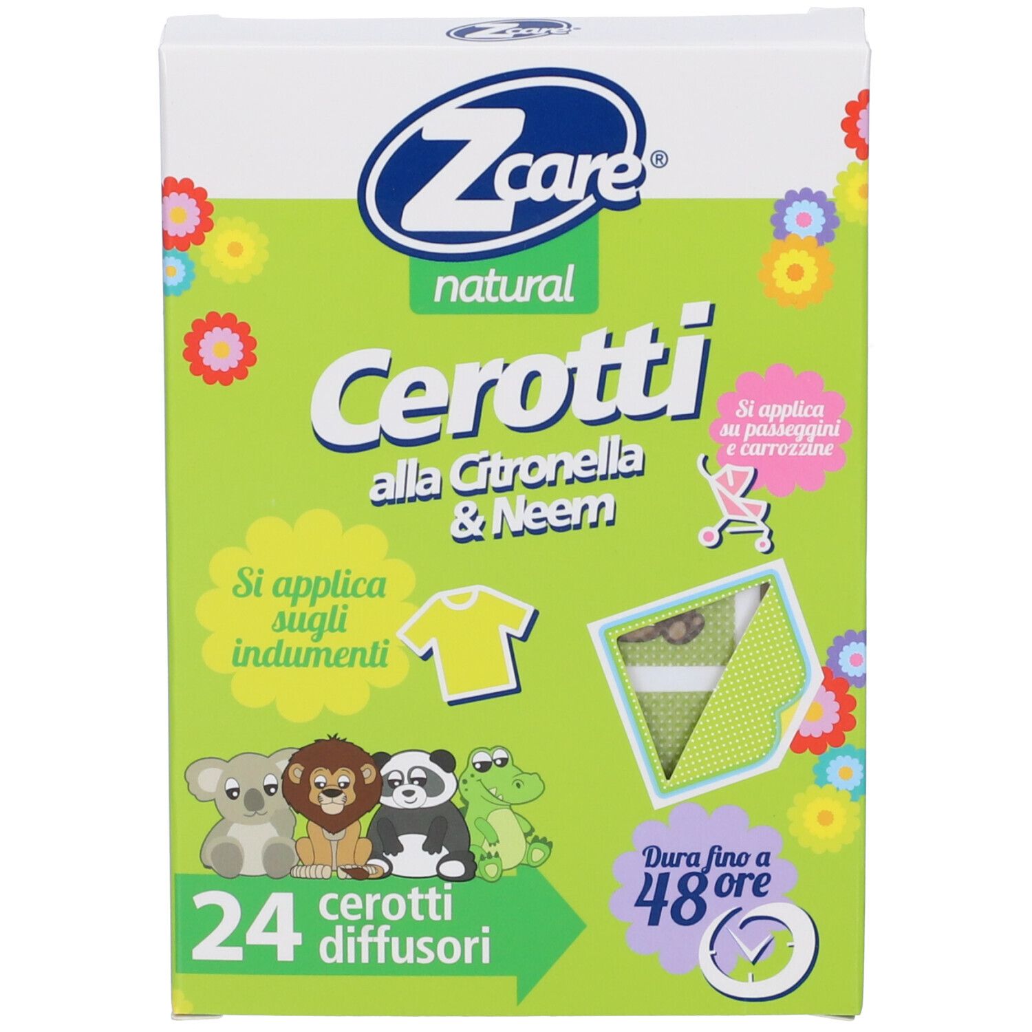Z Care Natural Cerotti Citronella&Neem Antizanzare
