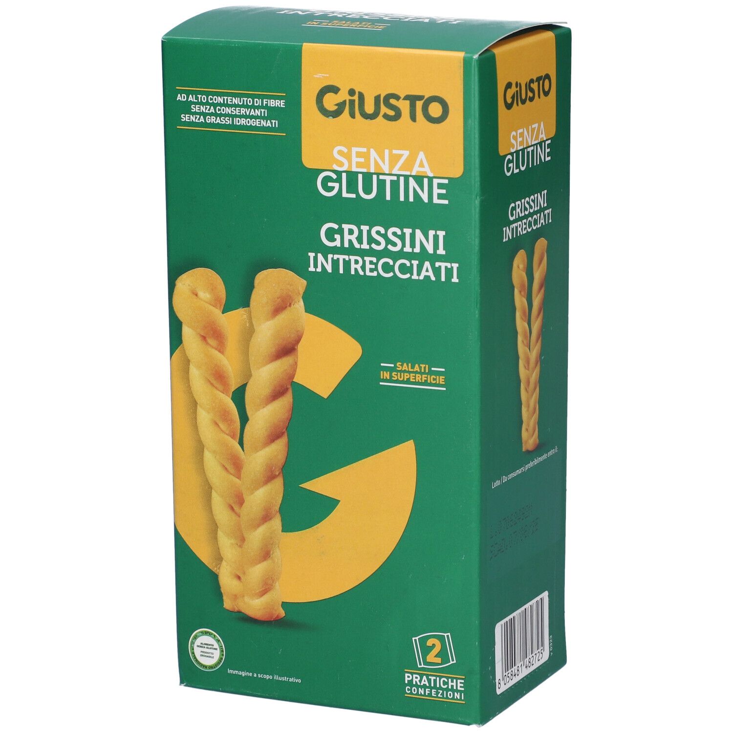 Giusto Senza Glutine Intrecciati Grissini 150 G