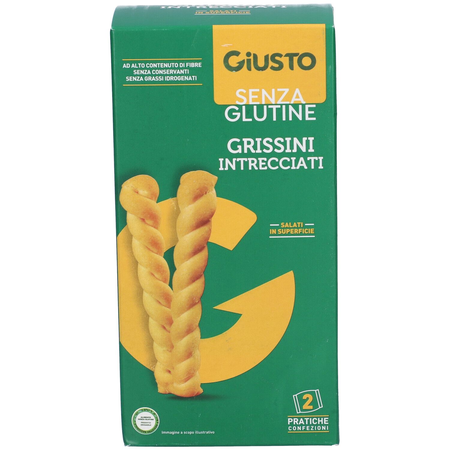 Giusto Senza Glutine Intrecciati Grissini 150 G