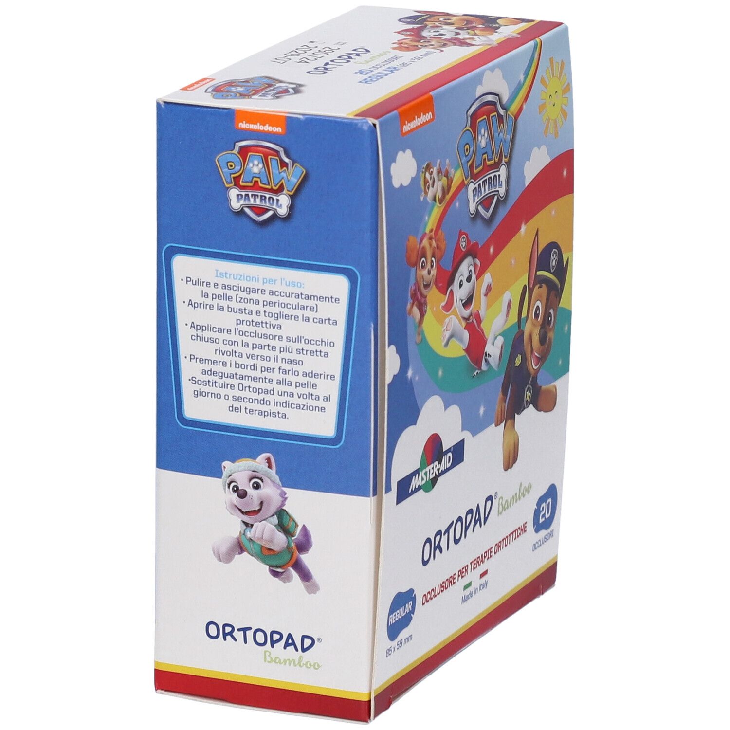 Ortopad Bamboo Paw Patrol Cerotto Occlusore Regular