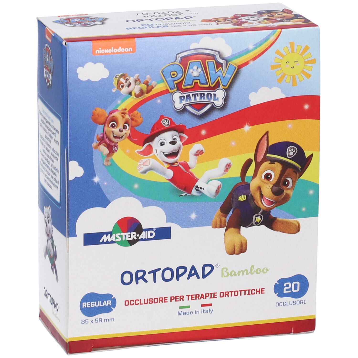 Ortopad Bamboo Paw Patrol Cerotto Occlusore Regular