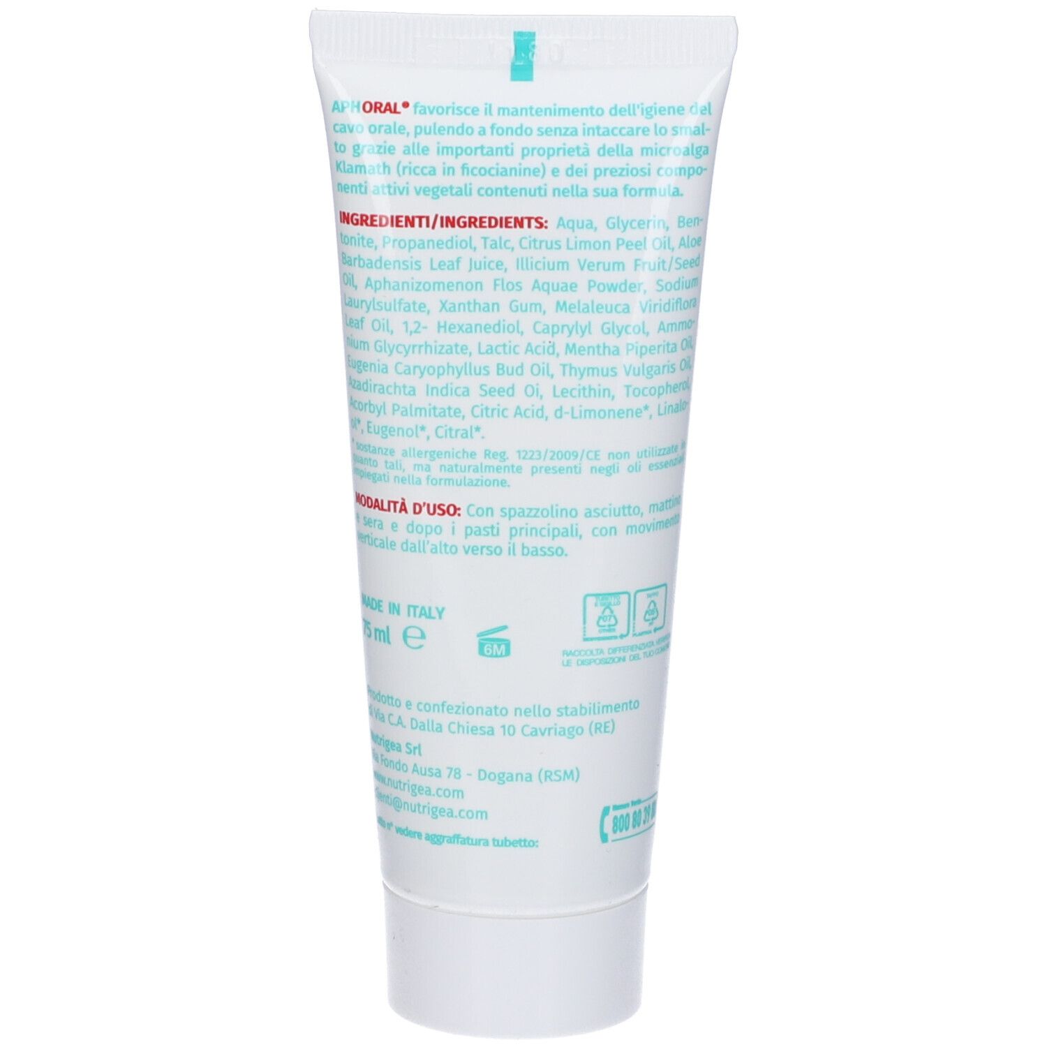 Aphoral Dentifricio 75 Ml