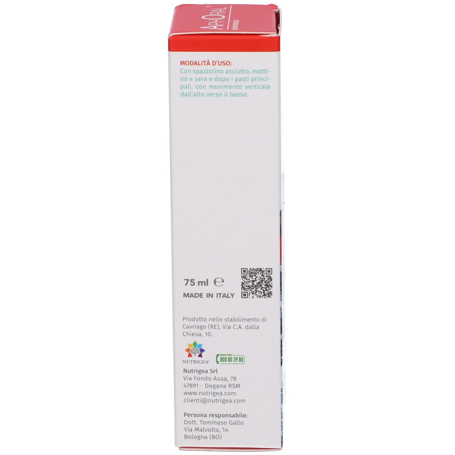 Aphoral Dentifricio 75 Ml