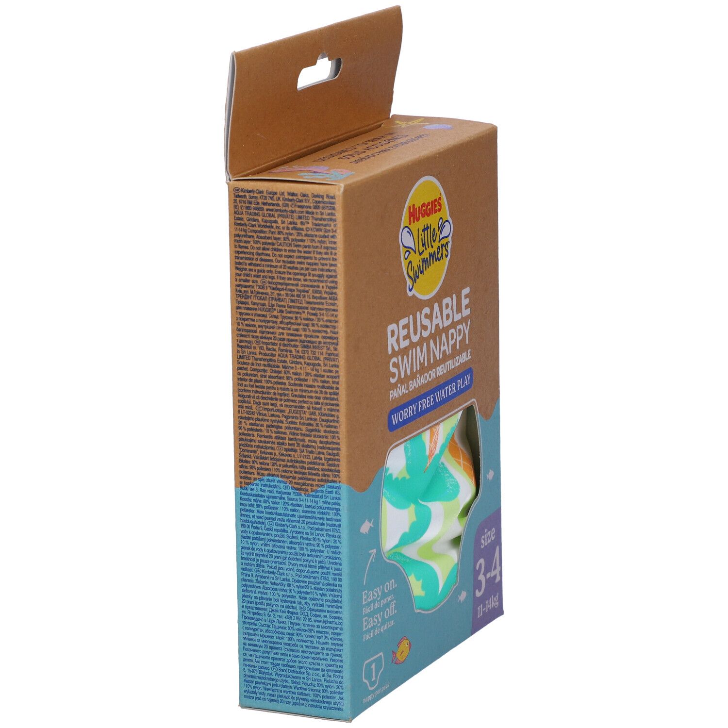 Huggies® Little Swimmers Lavabile Taglia 3-4
