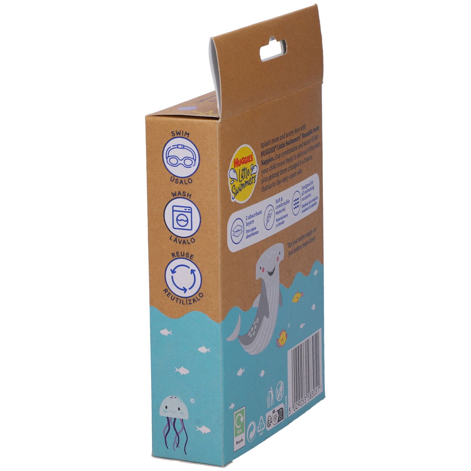 Huggies® Little Swimmers Lavabile Taglia 3-4