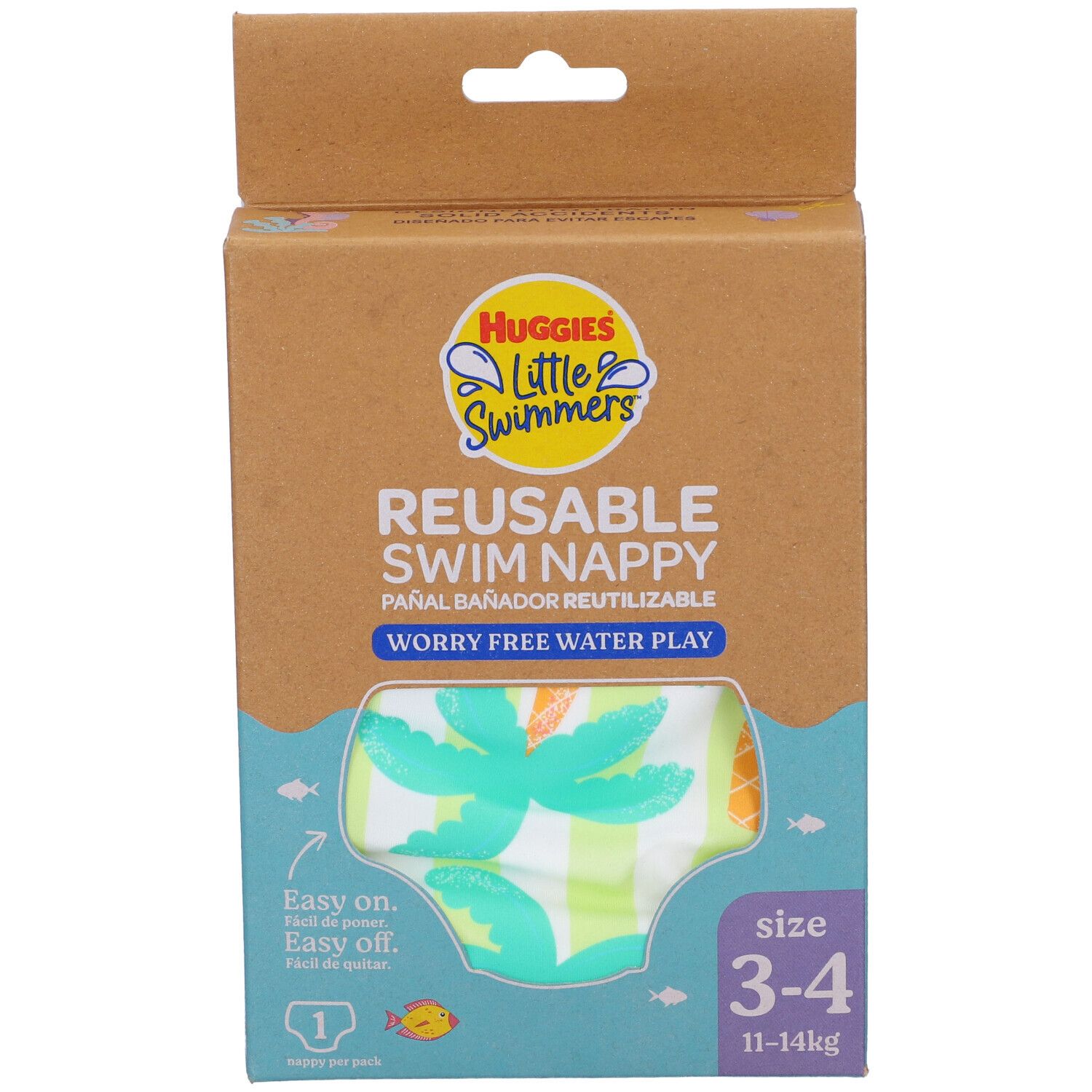 Huggies® Little Swimmers Lavabile Taglia 3-4