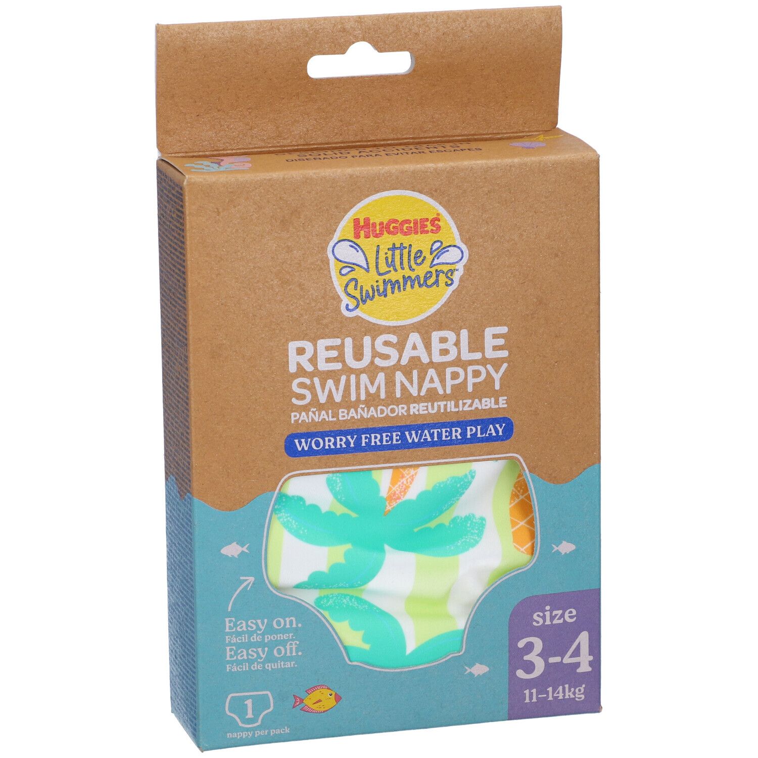 Huggies® Little Swimmers Lavabile Taglia 3-4