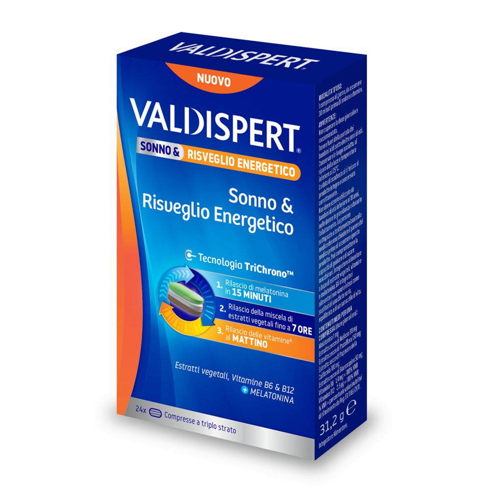 Valdispert Sonno & Risveglio Energetico Compresse con Melatonina