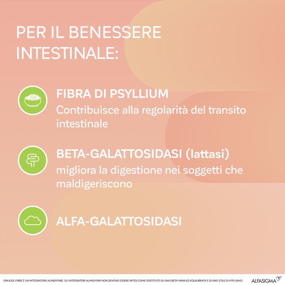 Onligol Fibre Bustine Gusto Pesca
