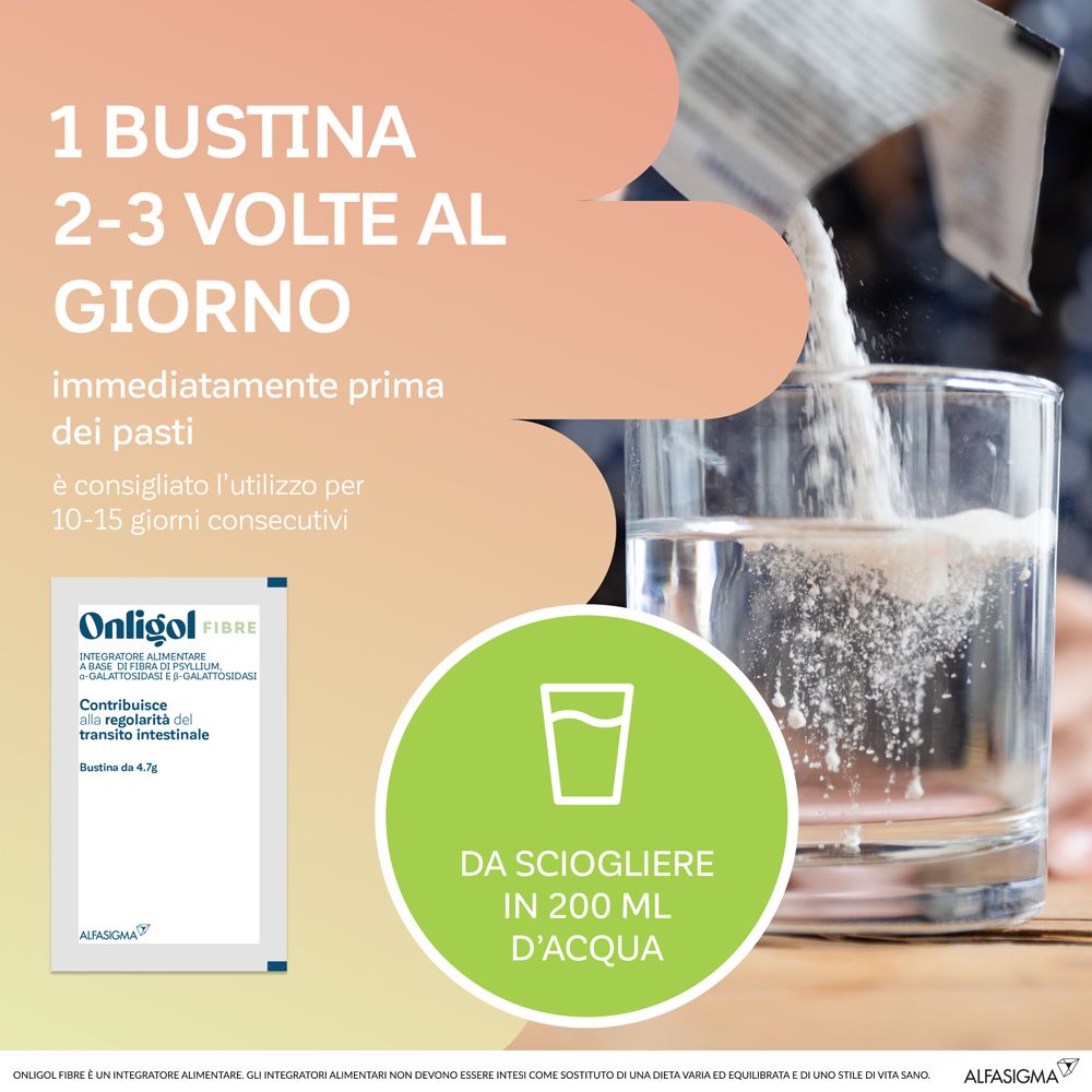 Onligol Fibre Bustine Gusto Pesca