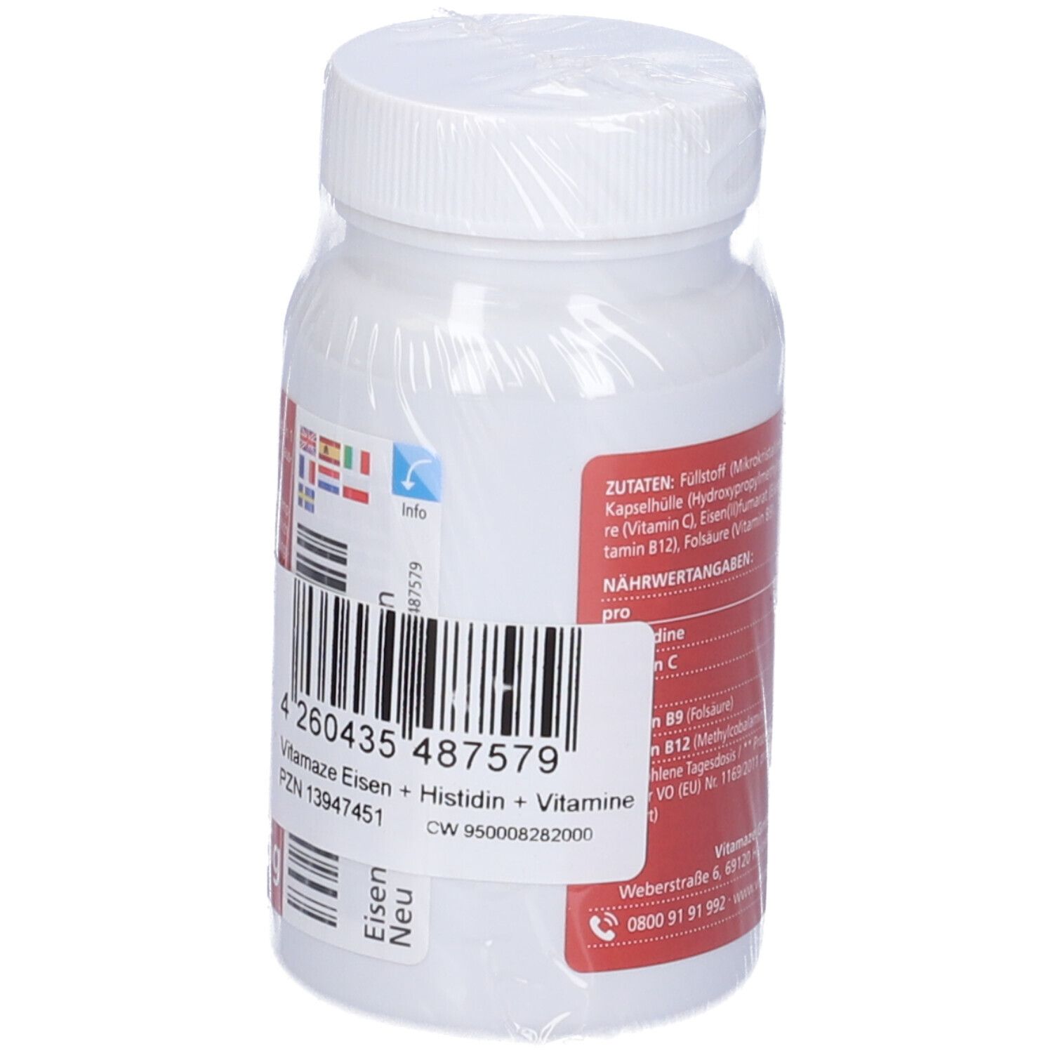 Vitamaze Ferro + Istidina + Vitamine