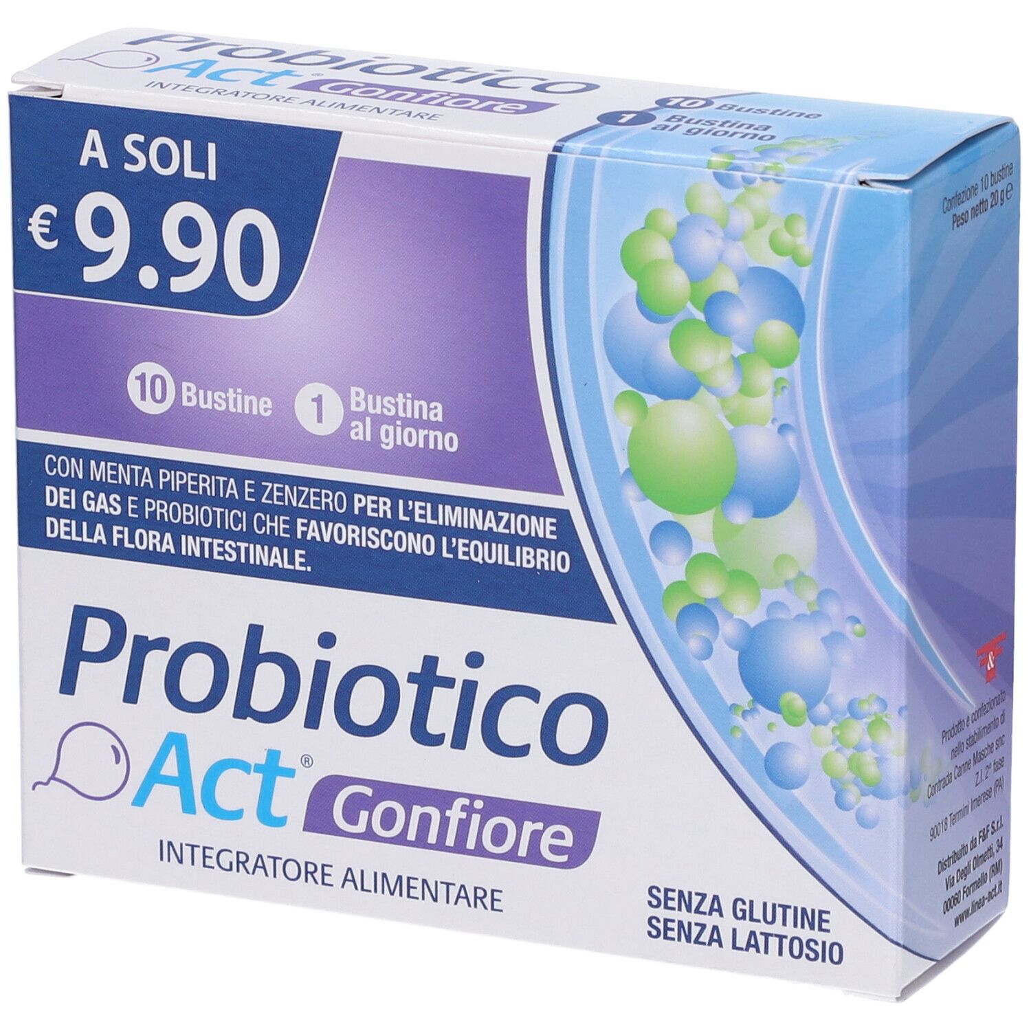 Probiotico Act Gonfiore Bustine