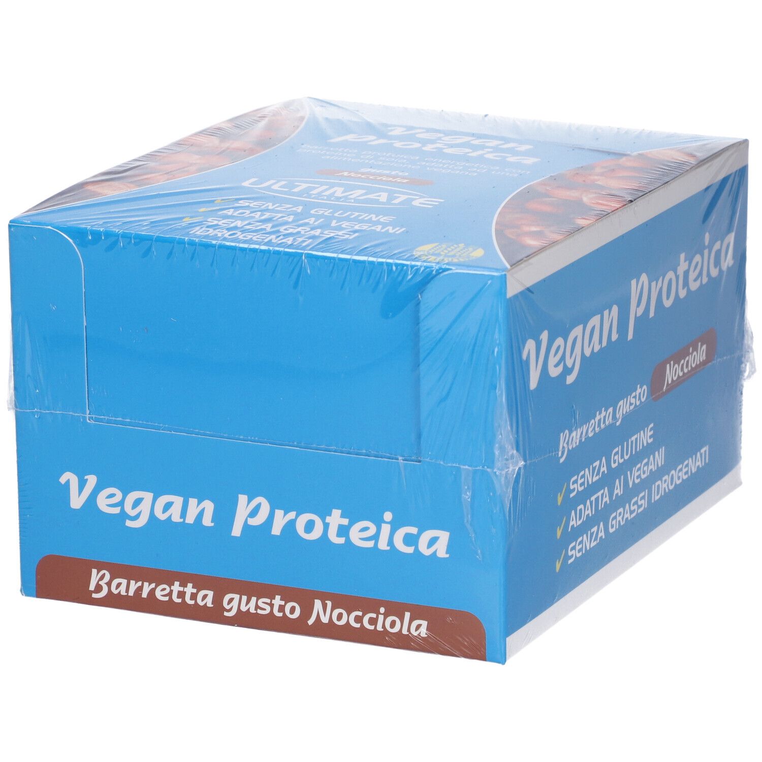 Ultimate Barrette Proteiche Vegan Gusto Nocciola 24 Pezzi
