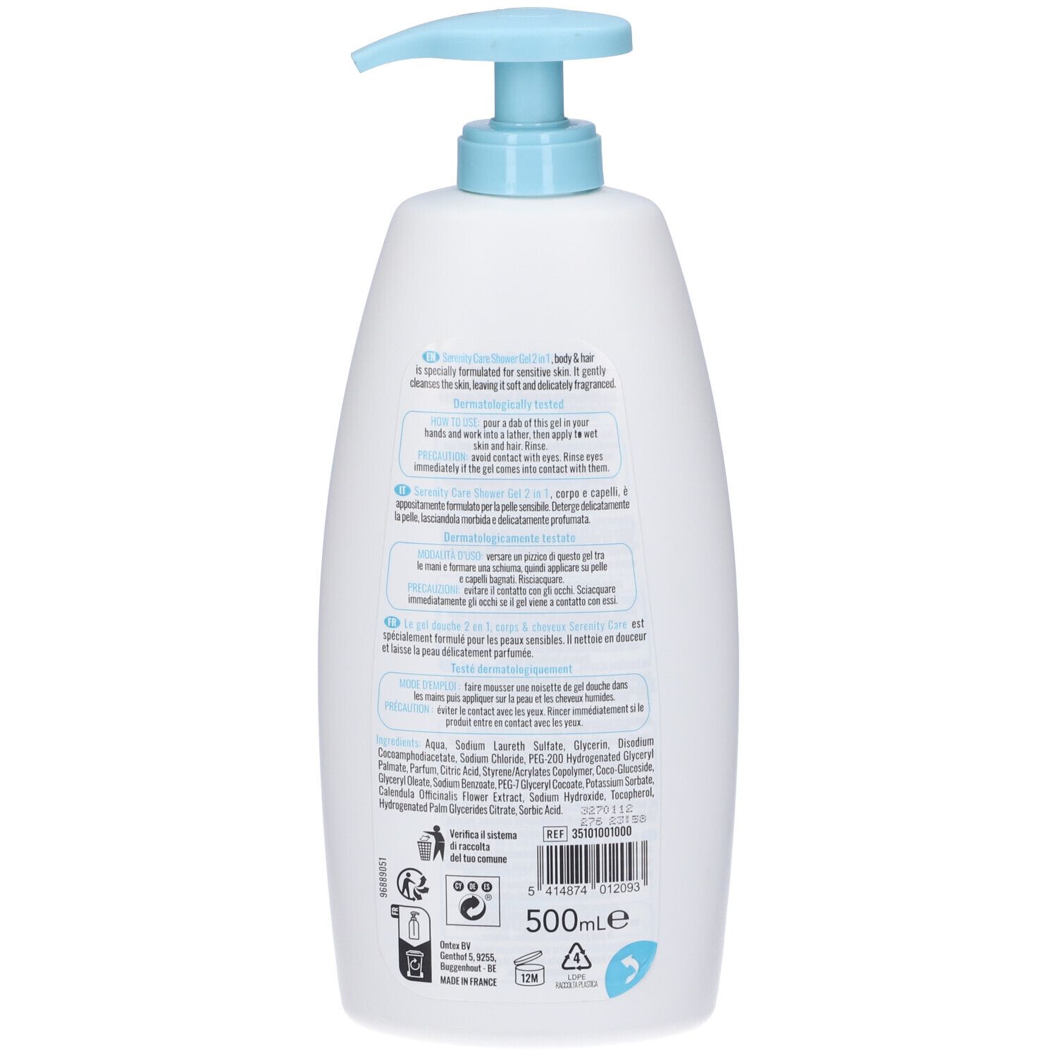 Serenity Care Bagno Shampoo 2 In 1 500 Ml