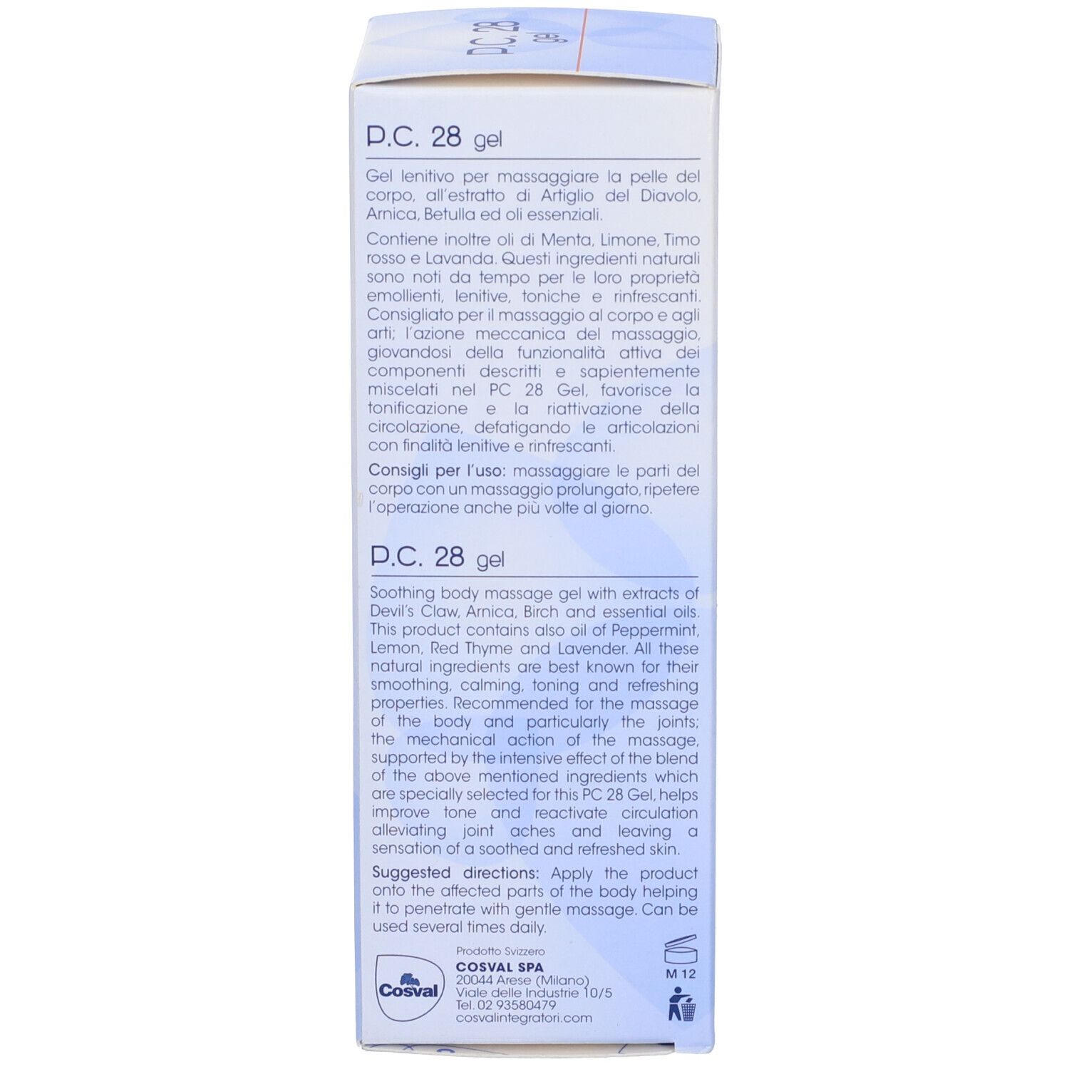 Pc 28 Gel Tubo Nuova Formula 125 Ml