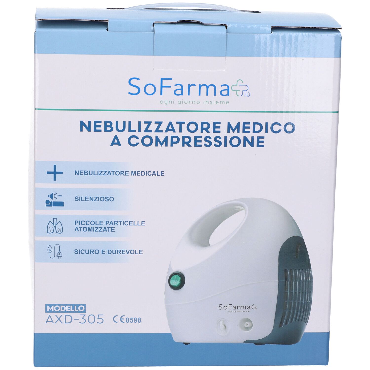 Sofarmapiu' Nebulizzatore Medico A Compressione