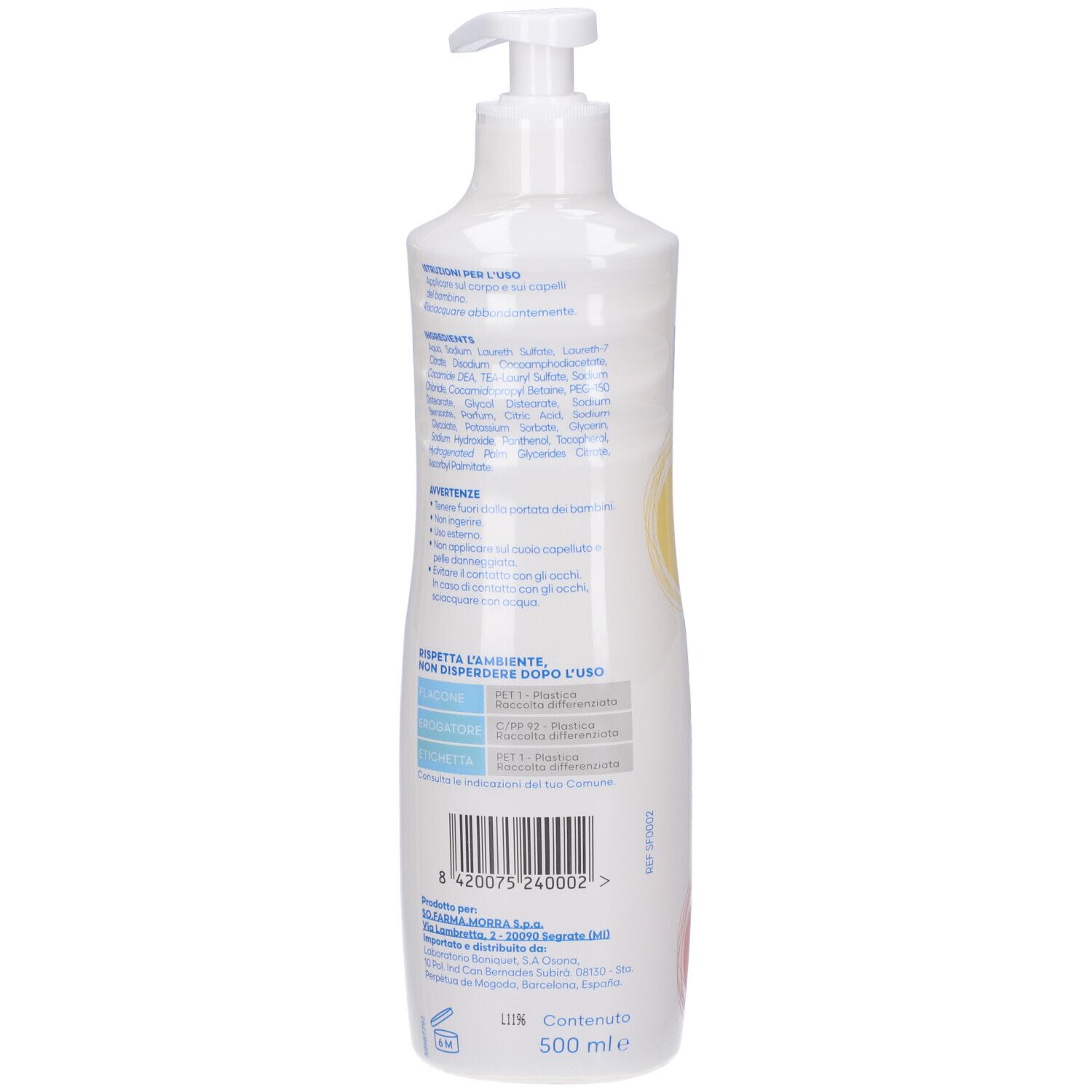 Sofarmapiu' Detergente Baby 2In1