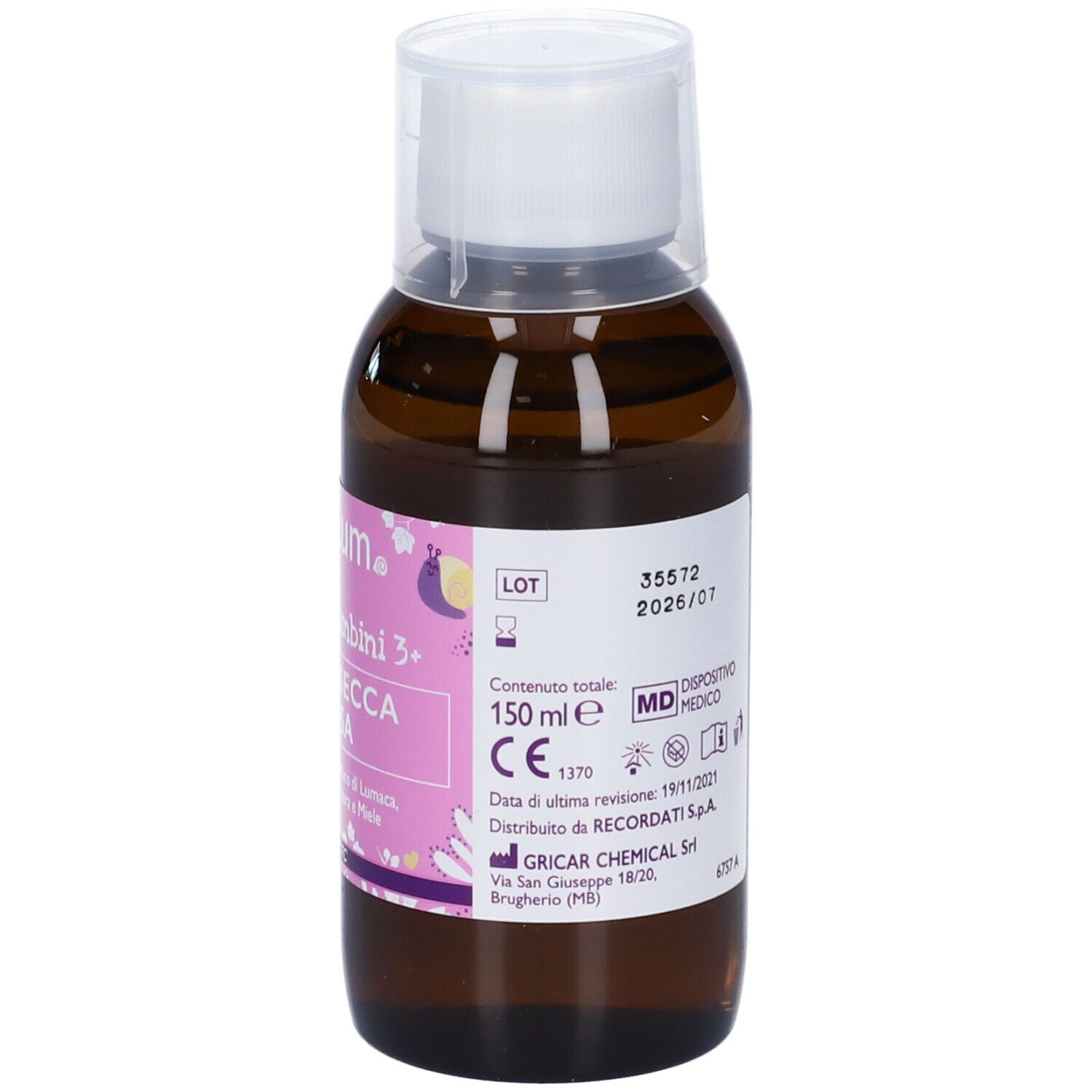 Recolum Sciroppo Tosse Adulti-Bambini 150 Ml