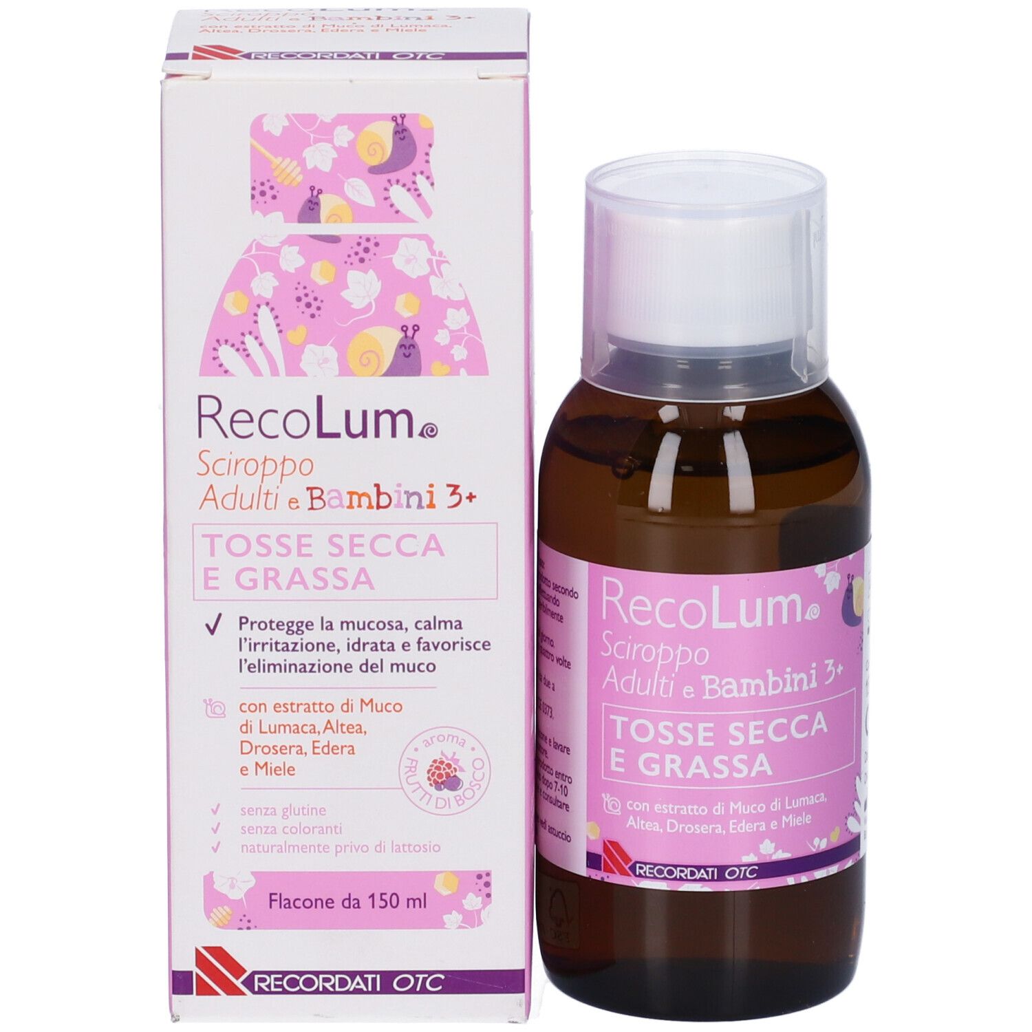 Recolum Sciroppo Tosse Adulti-Bambini 150 Ml
