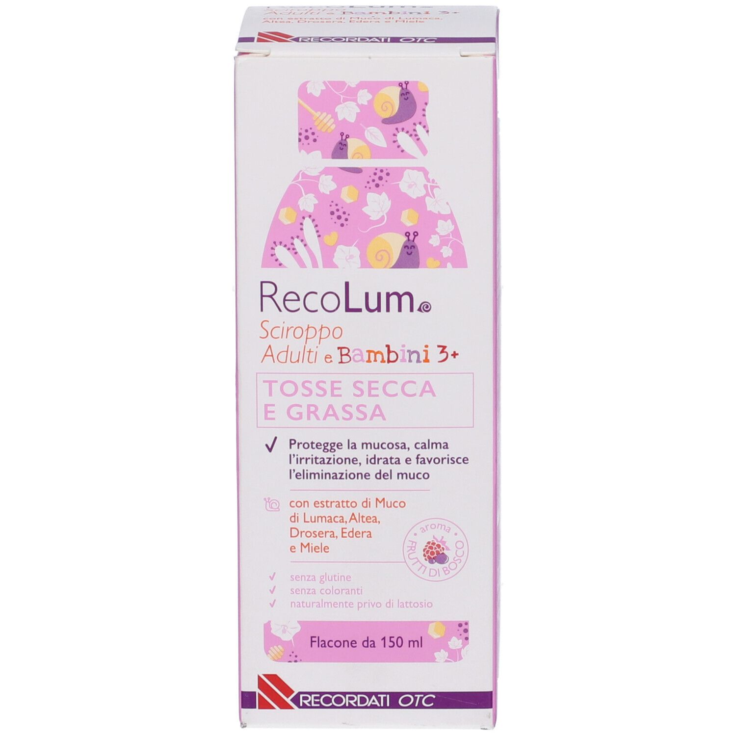 Recolum Sciroppo Tosse Adulti-Bambini 150 Ml